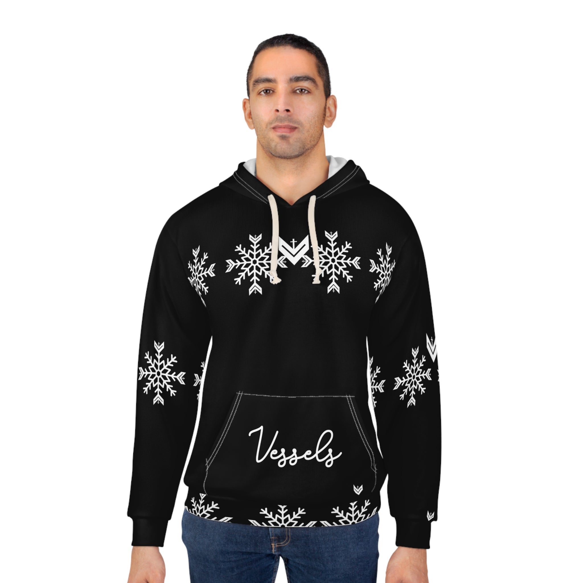 Christmas Snowflake Hoodie — Jesus, Christian, Love & Family Pullover