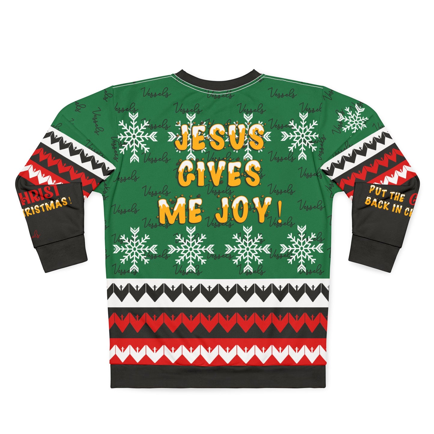 Christmas Ugly Sweater Unisex Sweatshirt - Put the Christ back in Christmas