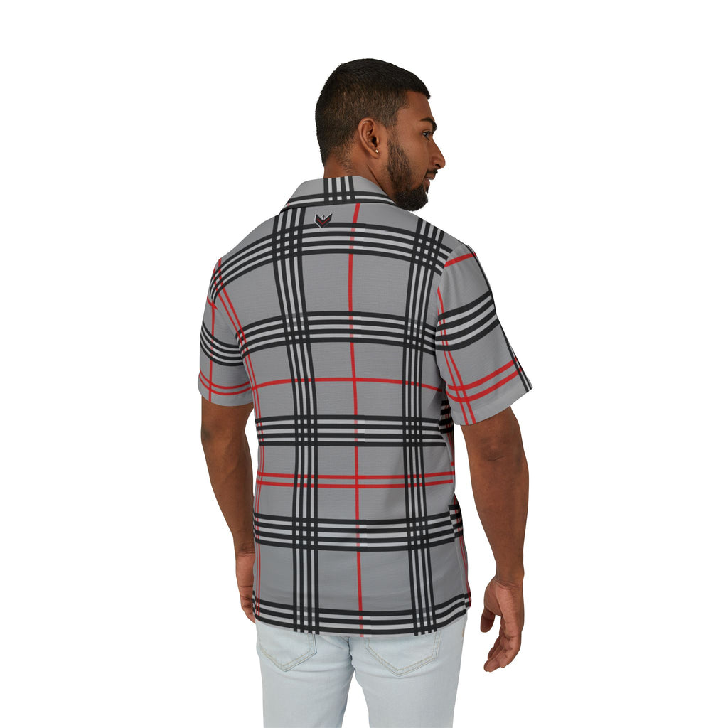 Vessel for God Plaid Quality Versatile Stylish Hawaiian Camp Shirt