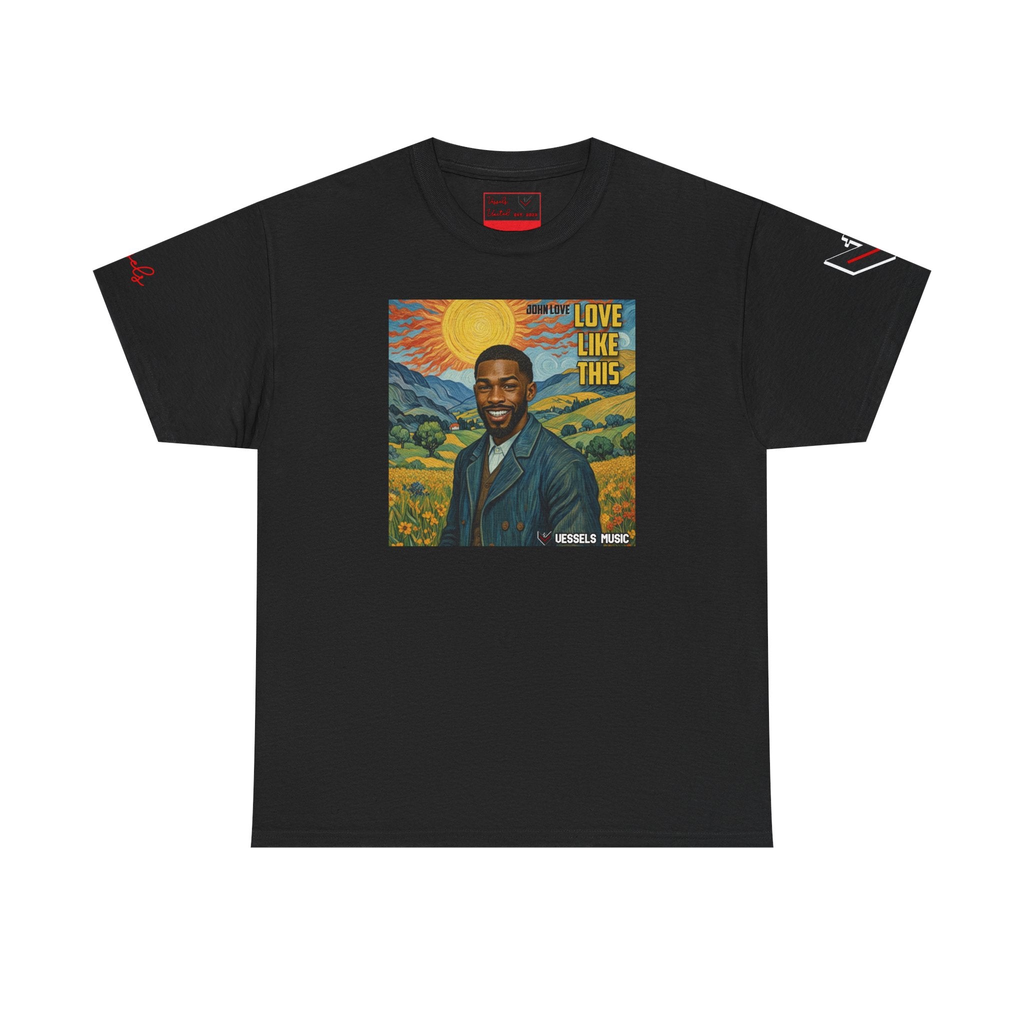 Love Like This Tee - Vessels United TV, Vessels Music, Unisex Heavy Cotton Shirt, Music Lover Gift, Casual Wear, Vintage Art T-Shirt, Feel Good Fashion