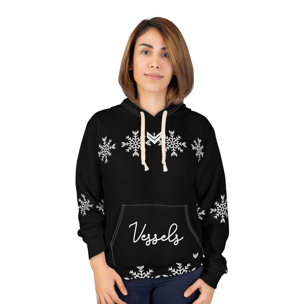 Christmas Snowflake Hoodie — Jesus, Christian, Love & Family Pullover