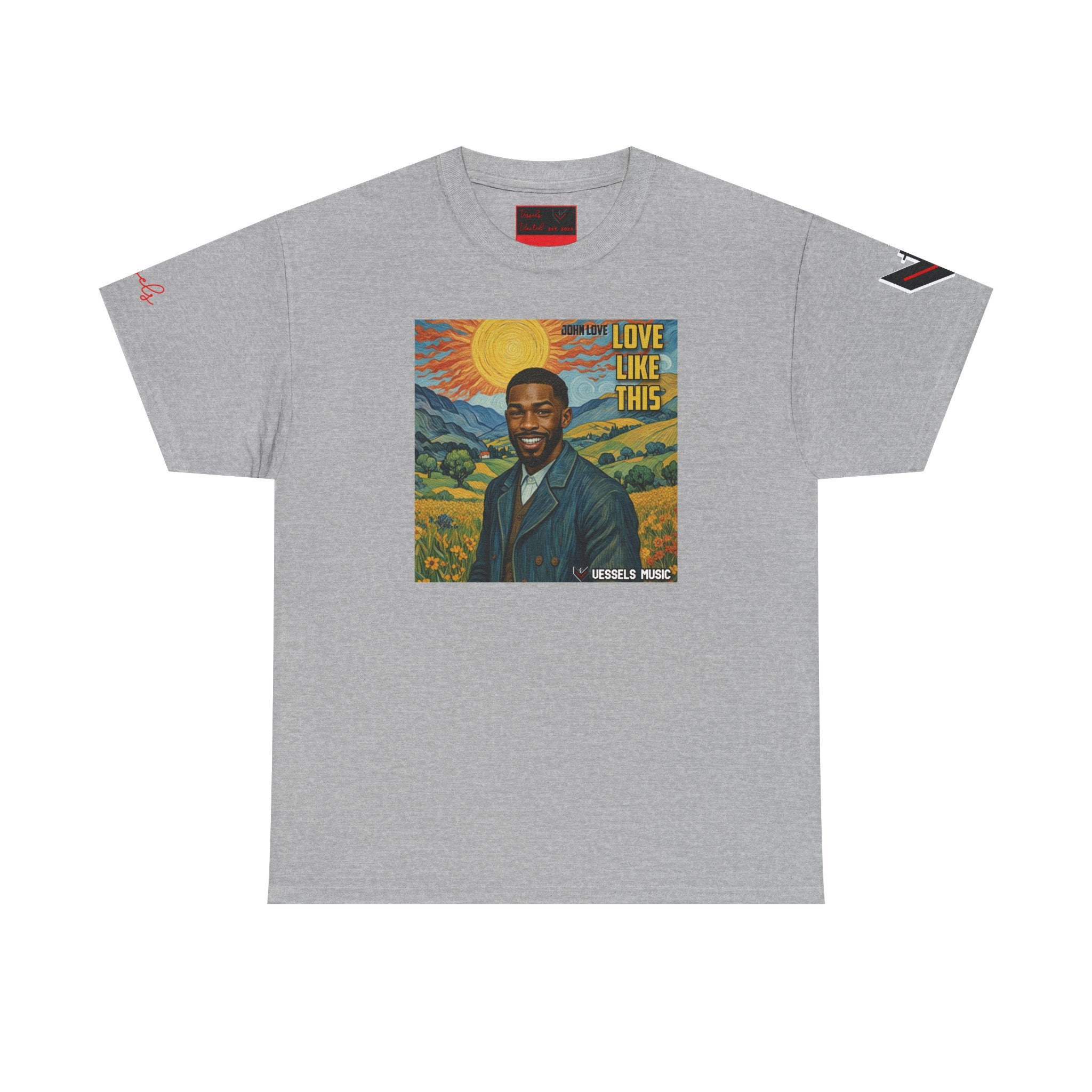 Love Like This Tee - Vessels United TV, Vessels Music, Unisex Heavy Cotton Shirt, Music Lover Gift, Casual Wear, Vintage Art T-Shirt, Feel Good Fashion