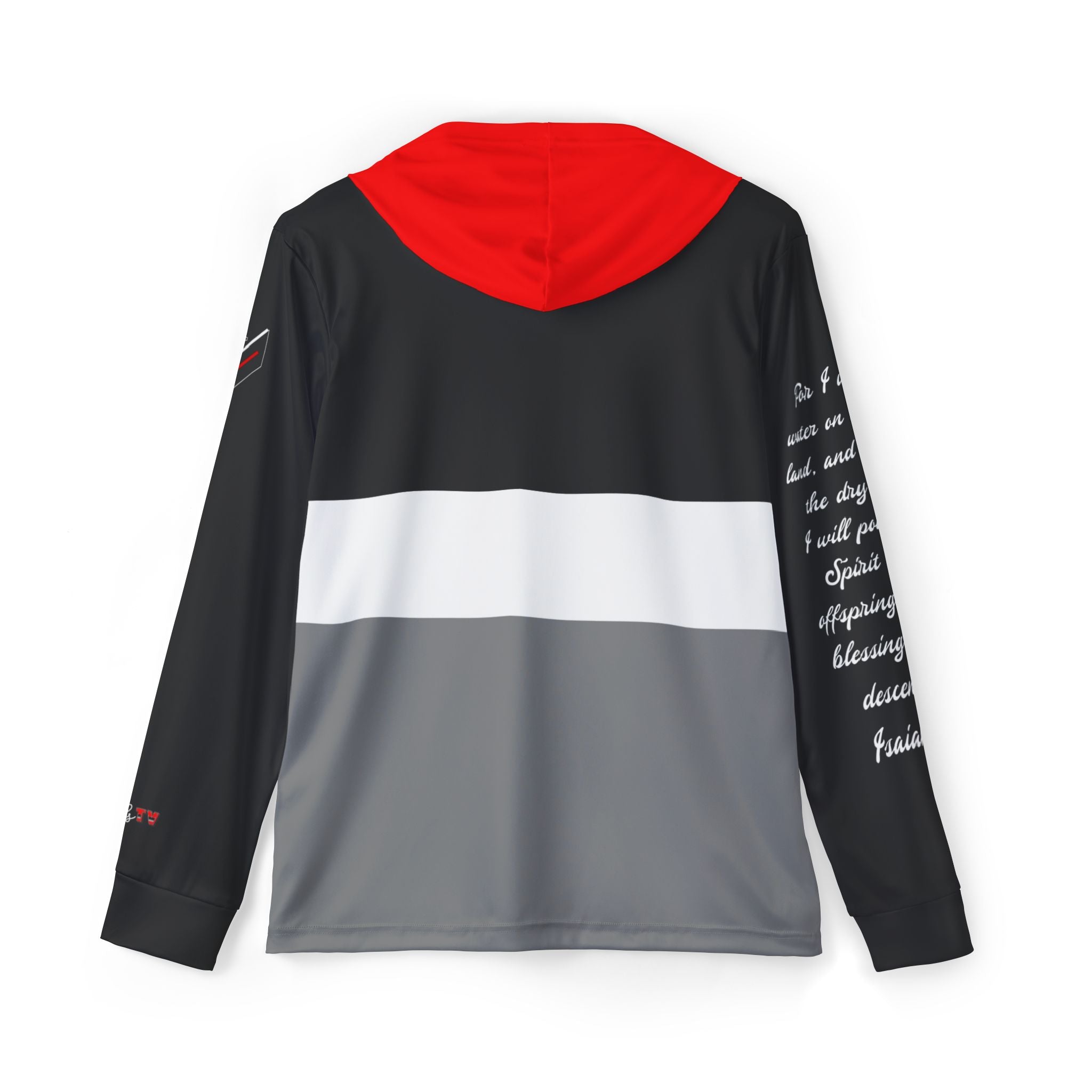 Blessed & Highly Favored Hoodie — Christian Faith-Based Men's Sports Warmup