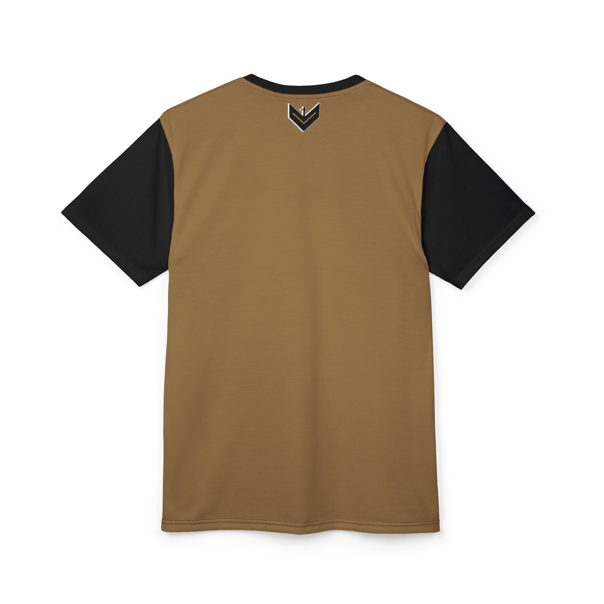 Vessels Luxe Black and Tan Tee: God First, Prayer Warrior Fashion