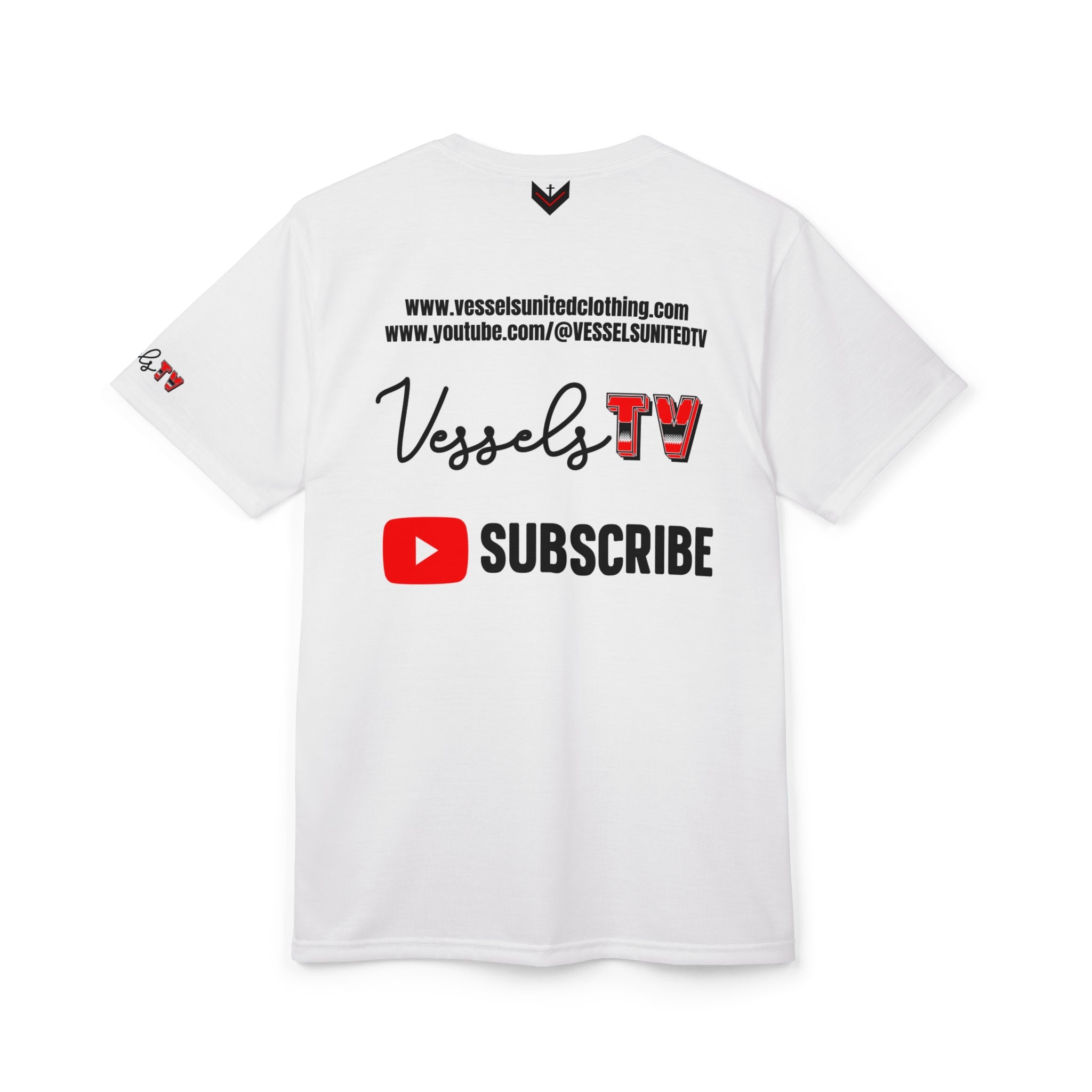 Vessels United TV YouTube Merch Shirt Unisex Tee White