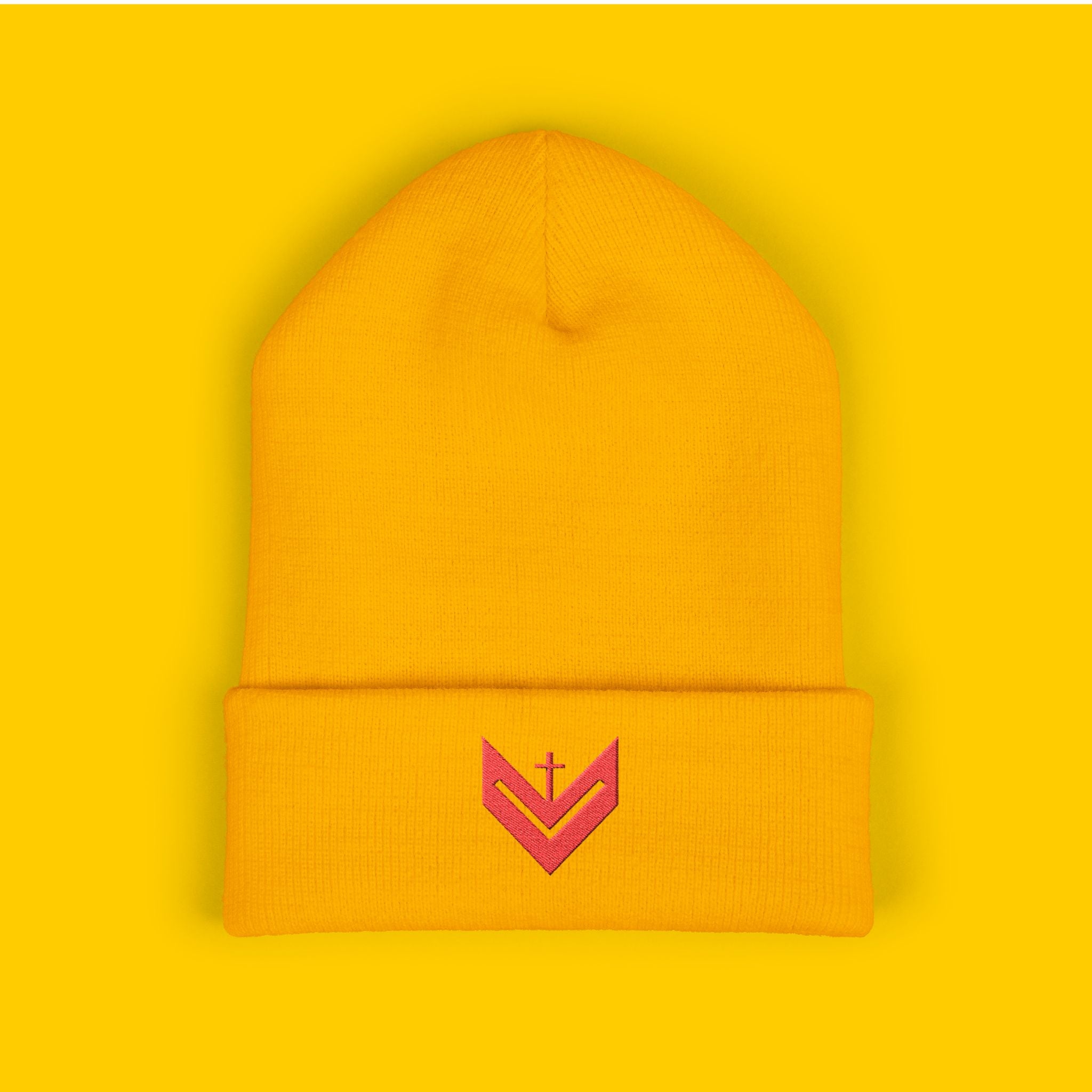 Vessels Embroidered Beanie Hat -Vessels for God and God's Love, Stylish and Trendy Faith Wear