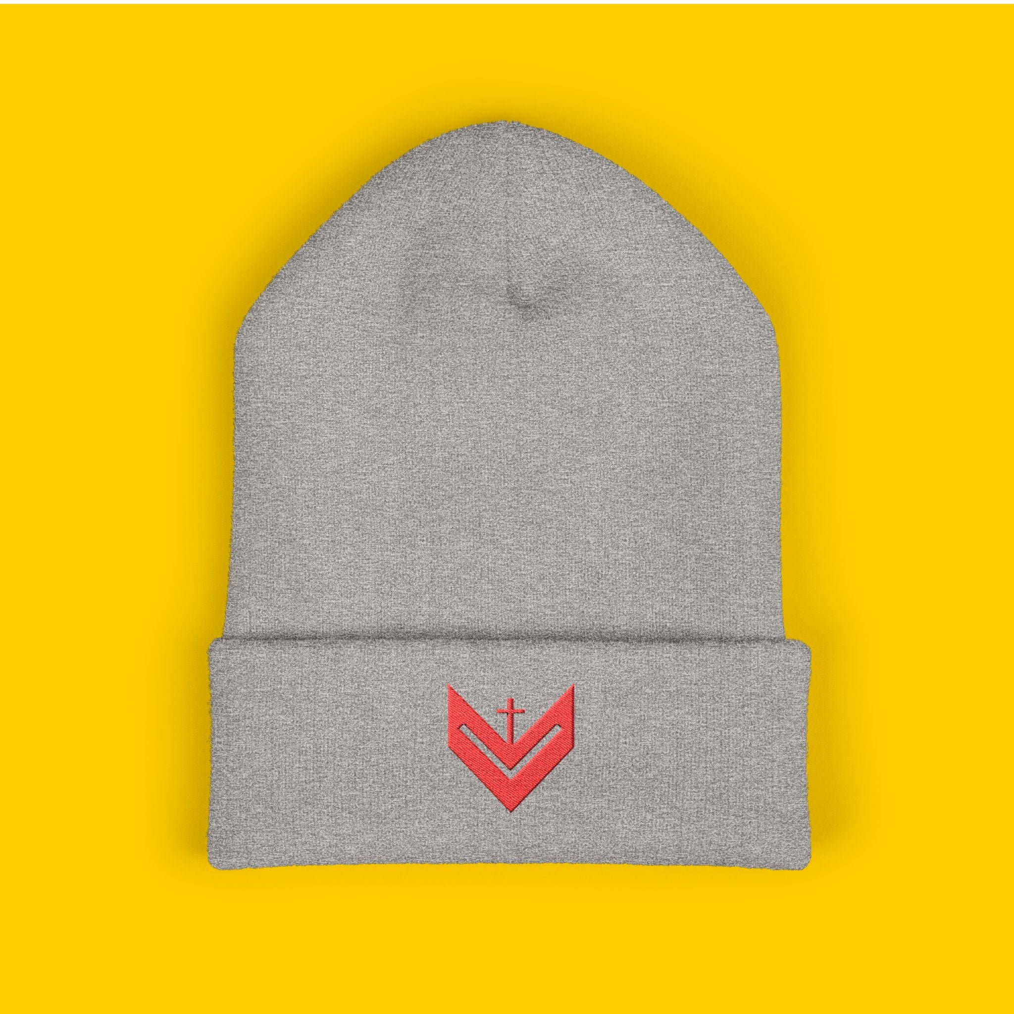 Vessels Embroidered Beanie Hat -Vessels for God and God's Love, Stylish and Trendy Faith Wear