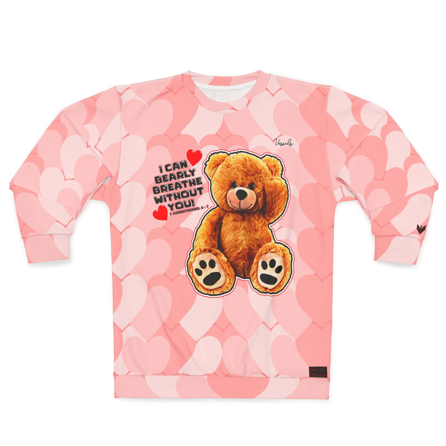 Love Bear Sweatshirt Pink