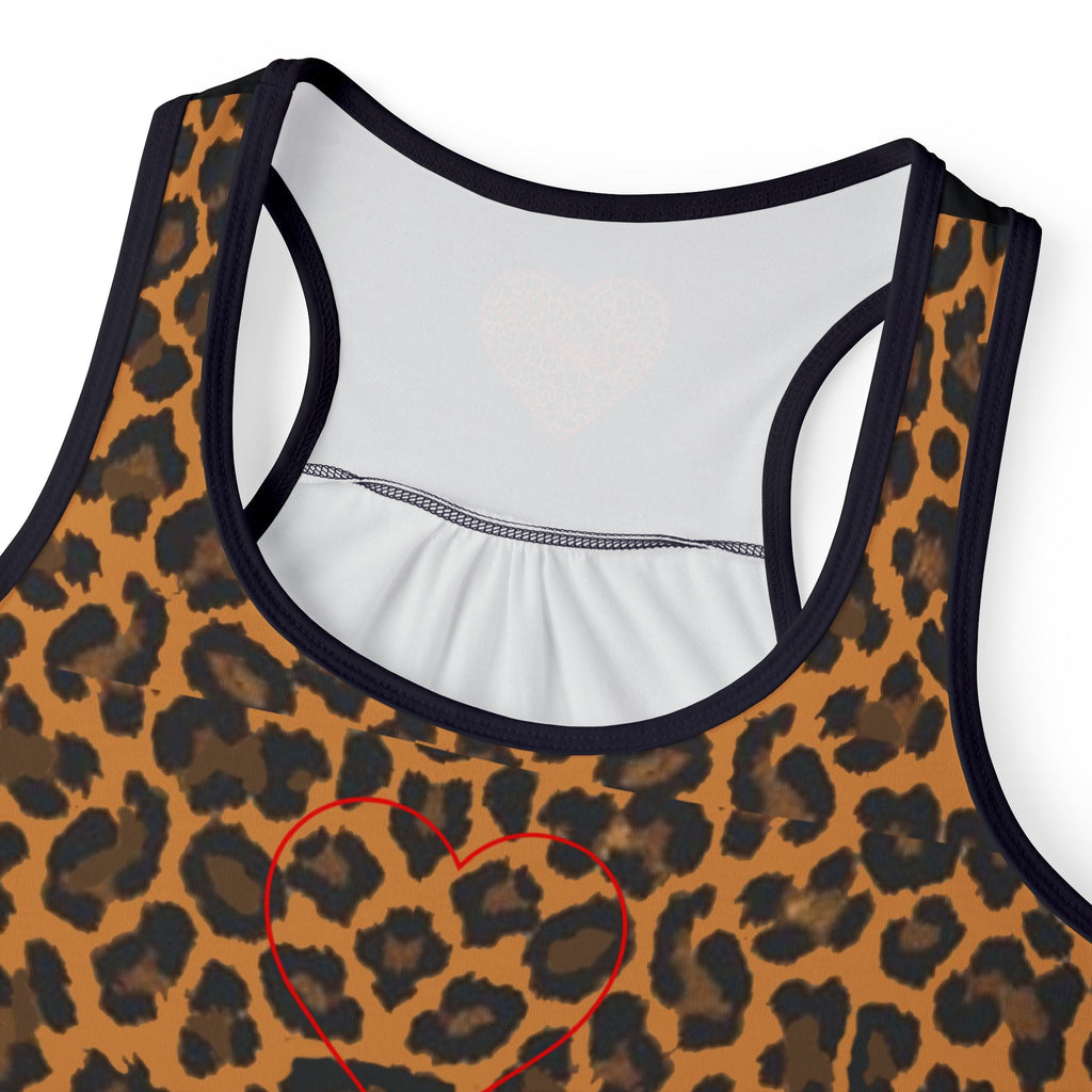 Stylish Leopard Print Women's Tank Top - Perfect for Summer and Gym