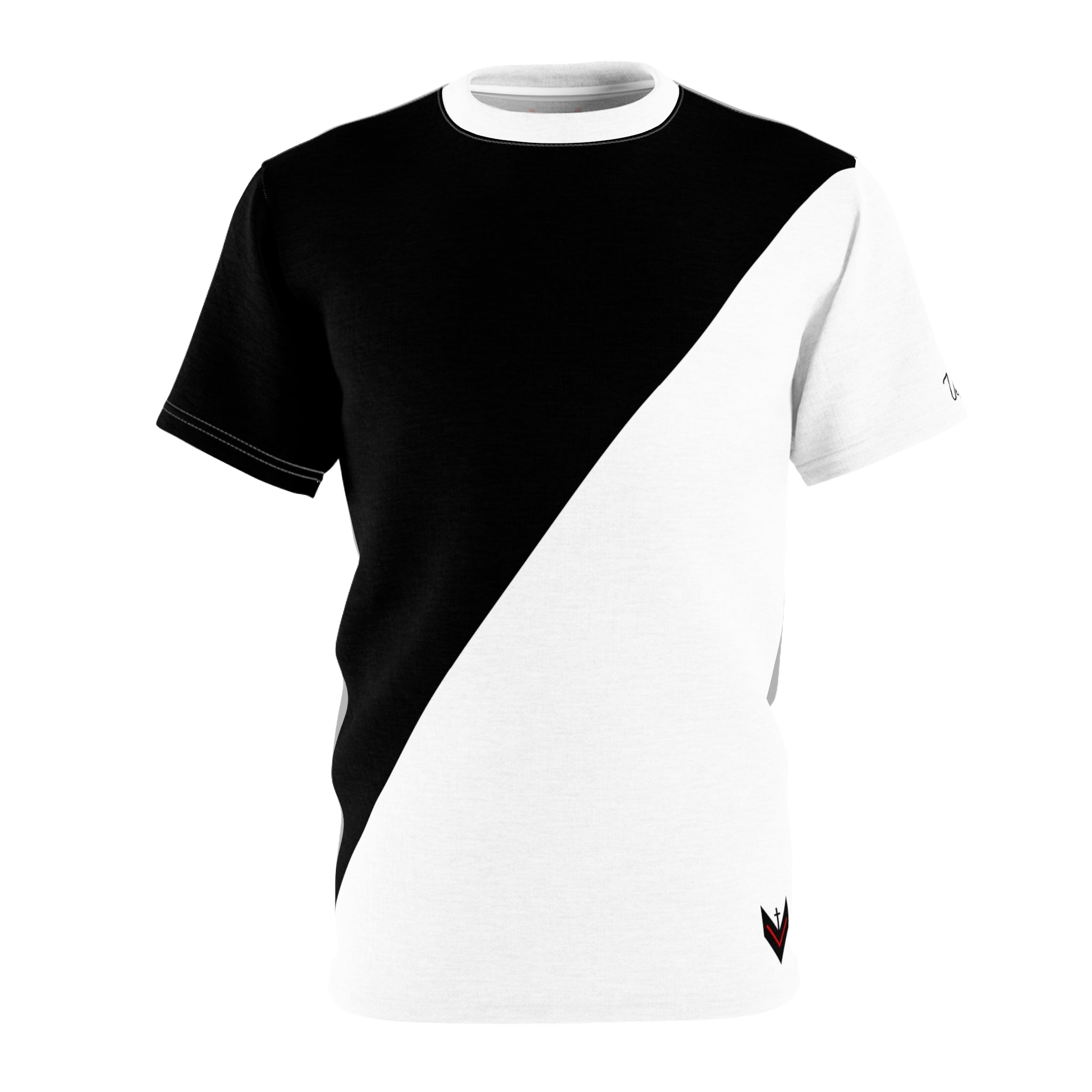 Slash Unisex Tee - Black Gray White