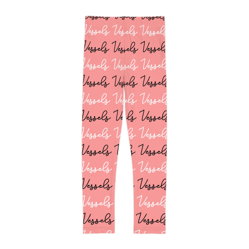 Trendy Kids Leggings - Stylish 'Vessels' Print for Active Girls