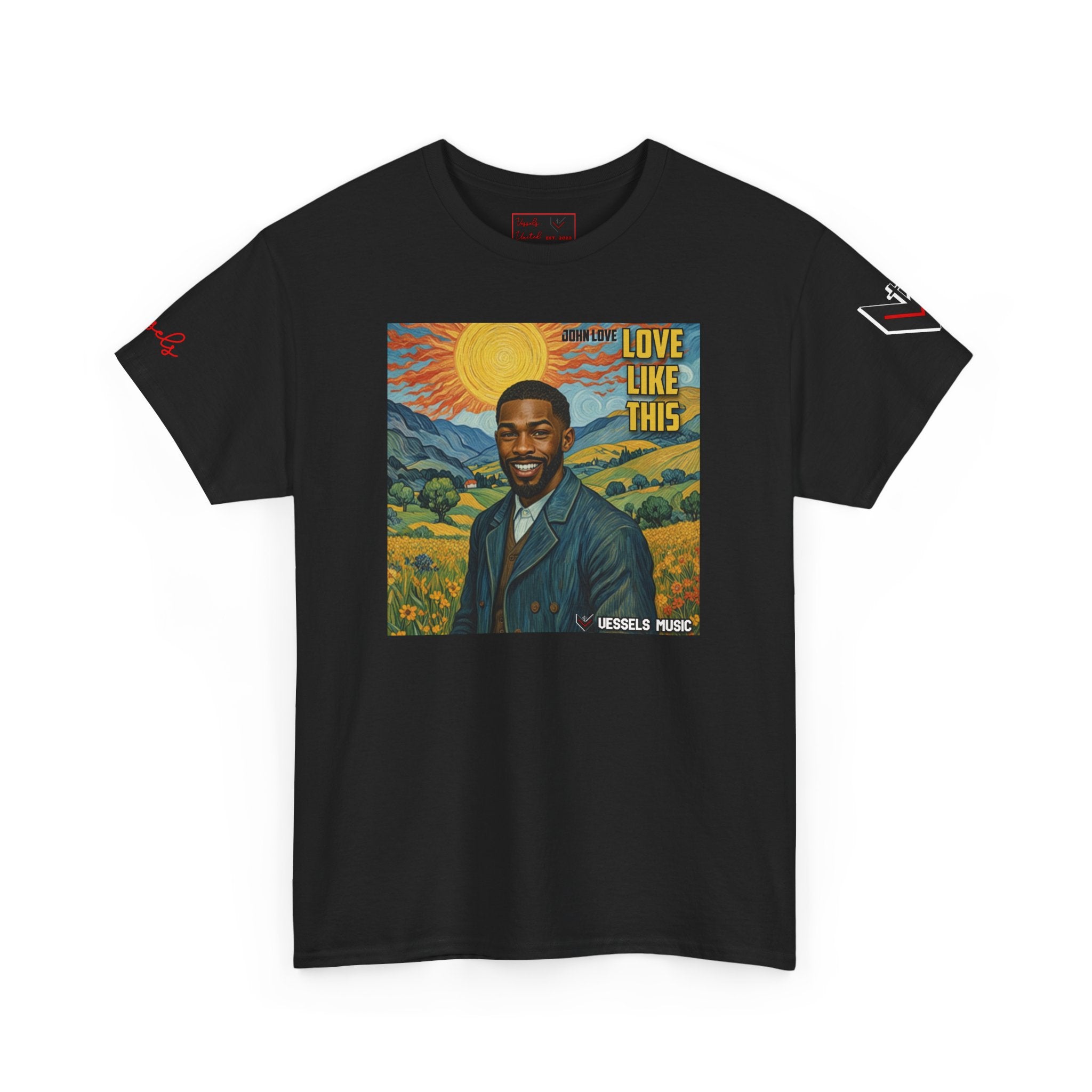 Love Like This Tee - Vessels United TV, Vessels Music, Unisex Heavy Cotton Shirt, Music Lover Gift, Casual Wear, Vintage Art T-Shirt, Feel Good Fashion