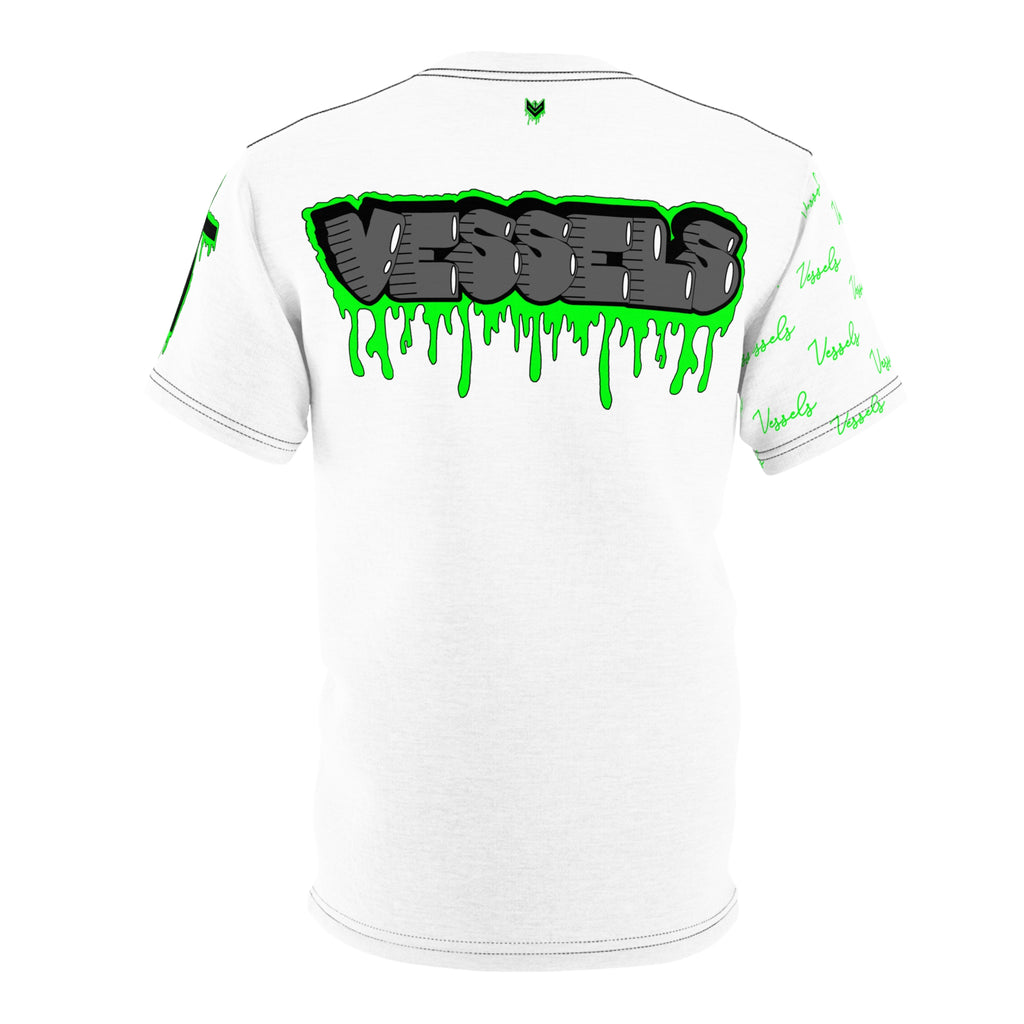 Green Drippy Graphic Tee - Edgy Design for Streetwear Lovers