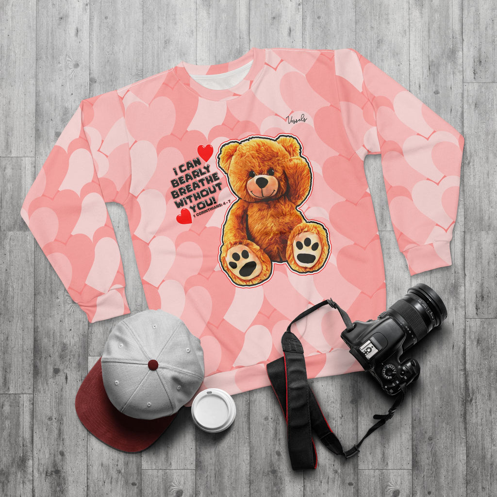 Love Bear Sweatshirt Pink