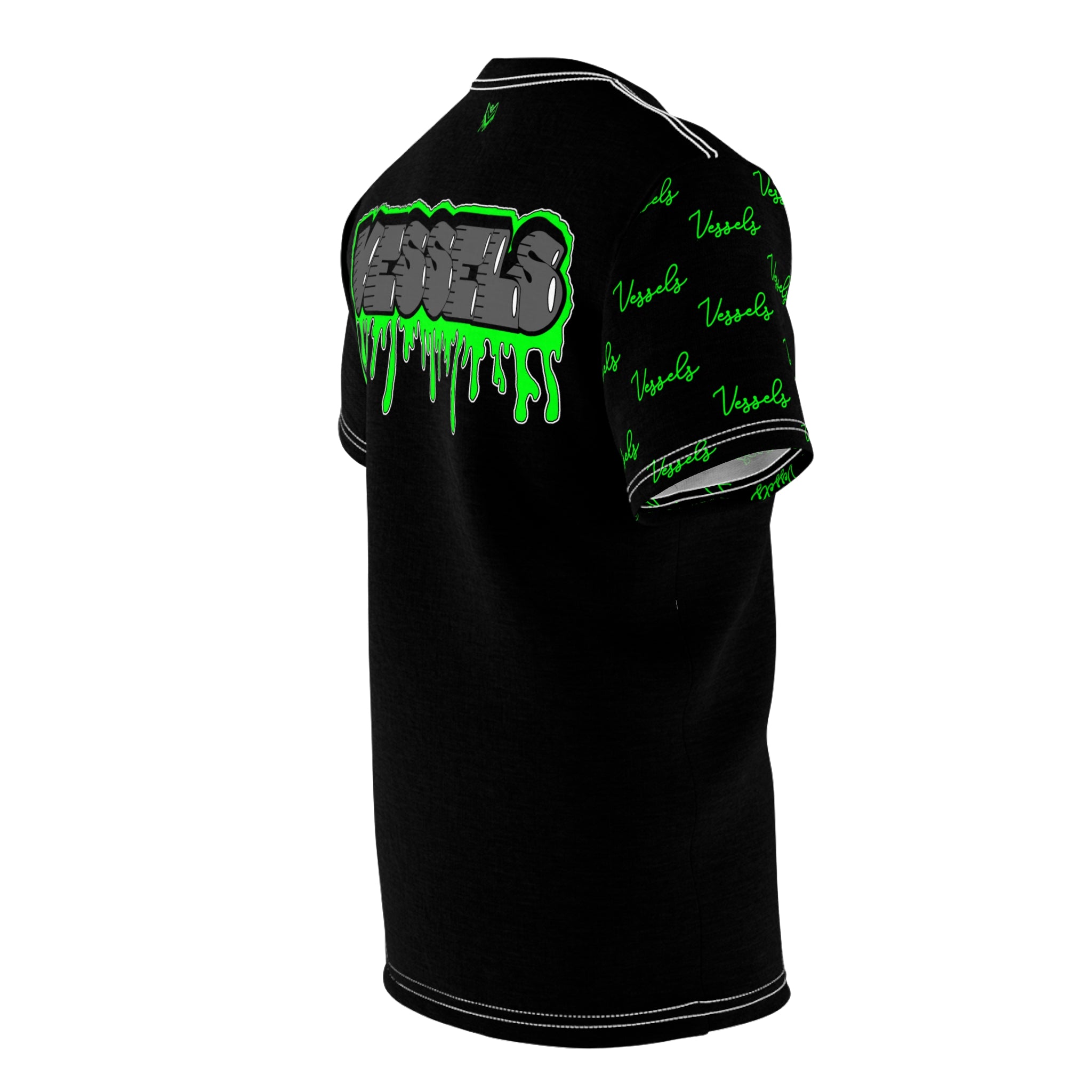 Green Drippy Graphic Tee - Edgy Design for Streetwear Lovers