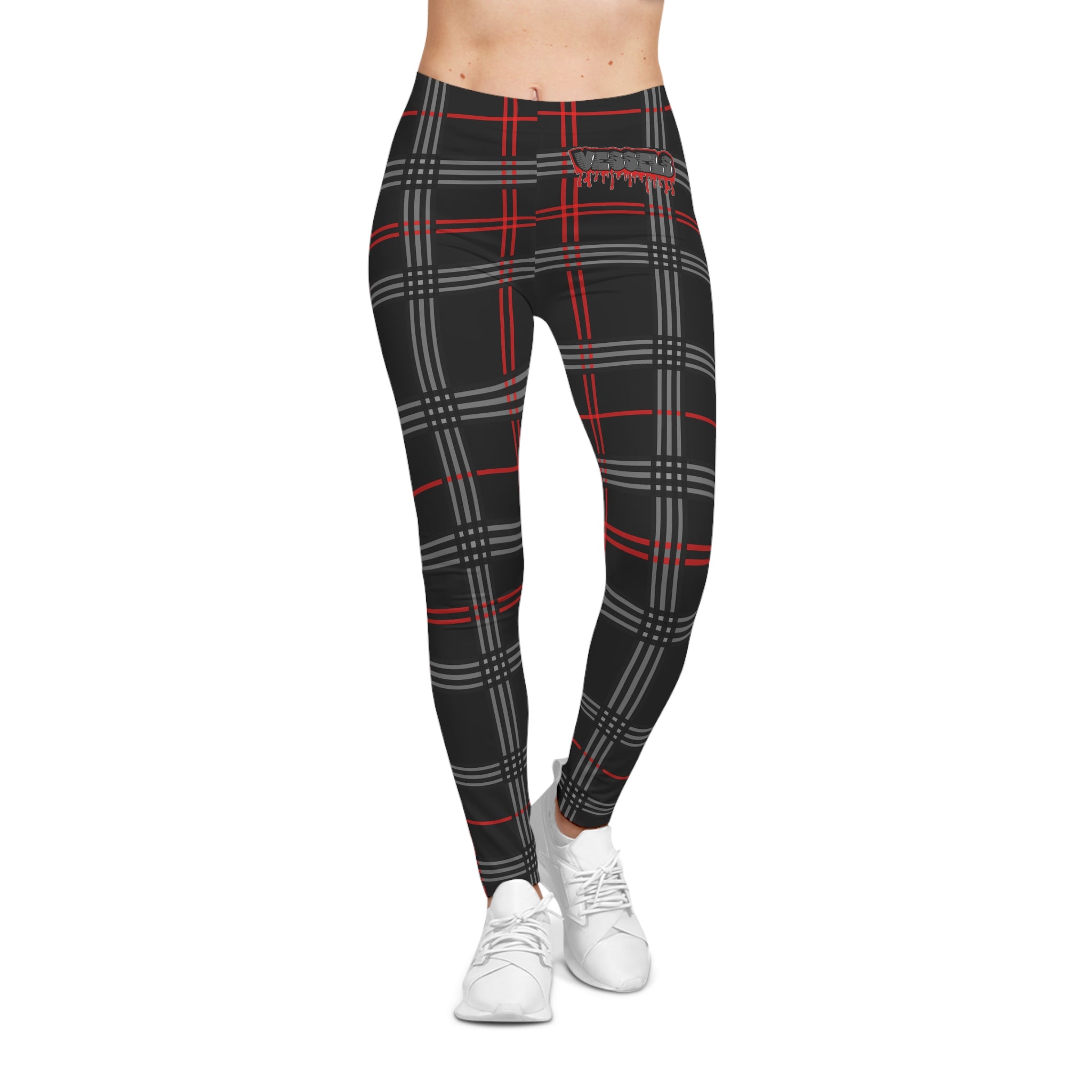 Plaid Print Women's Casual Leggings - Stylish Comfort for Everyday Wear