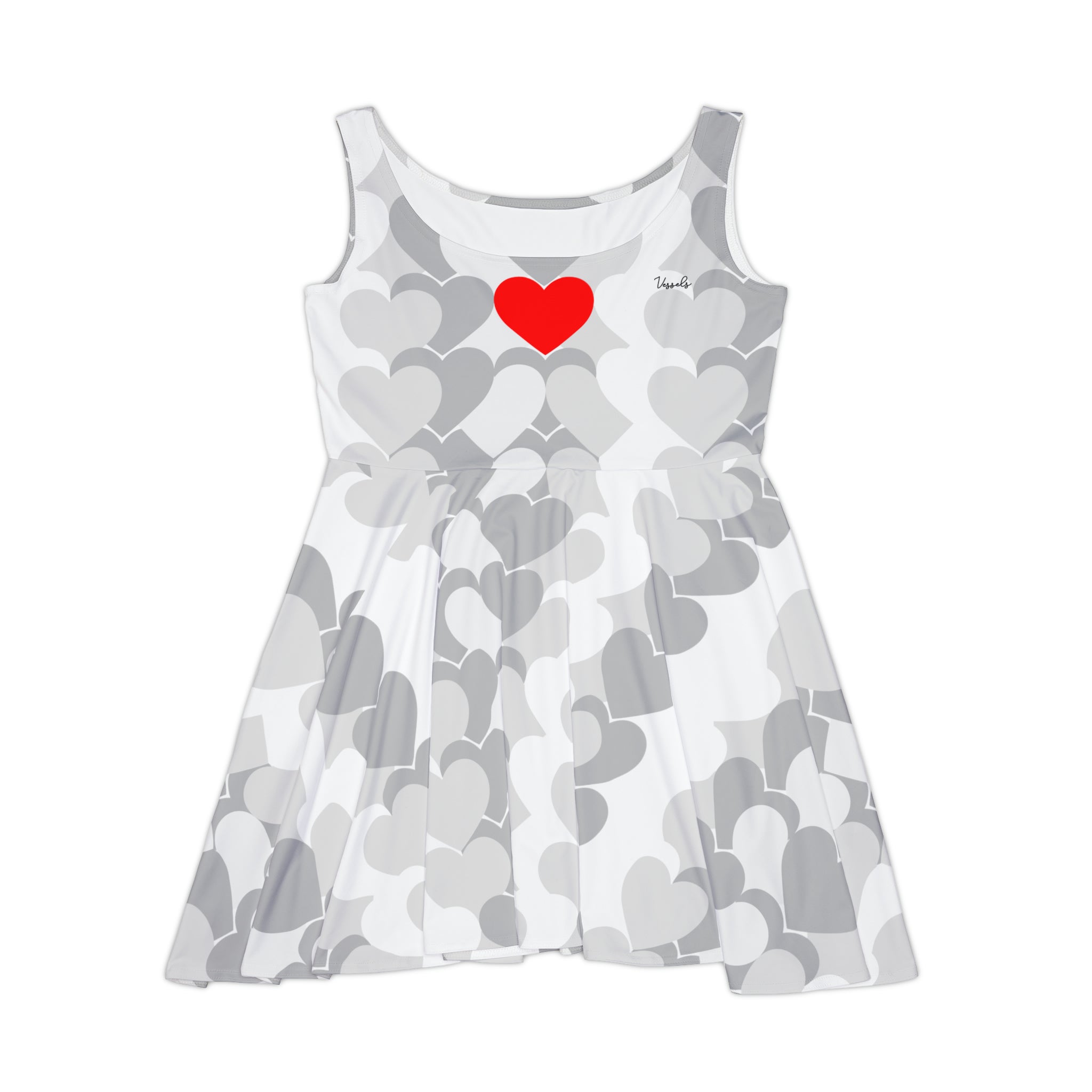 the Love Dress - White/Gray