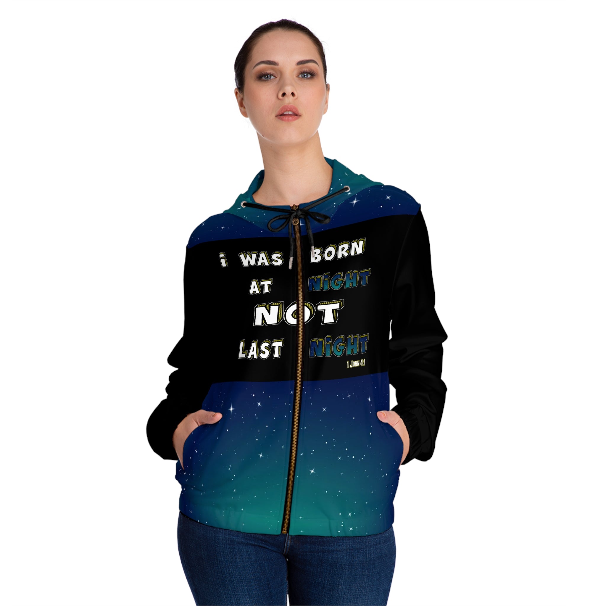 At Night Not Last Night Hoodie Women's