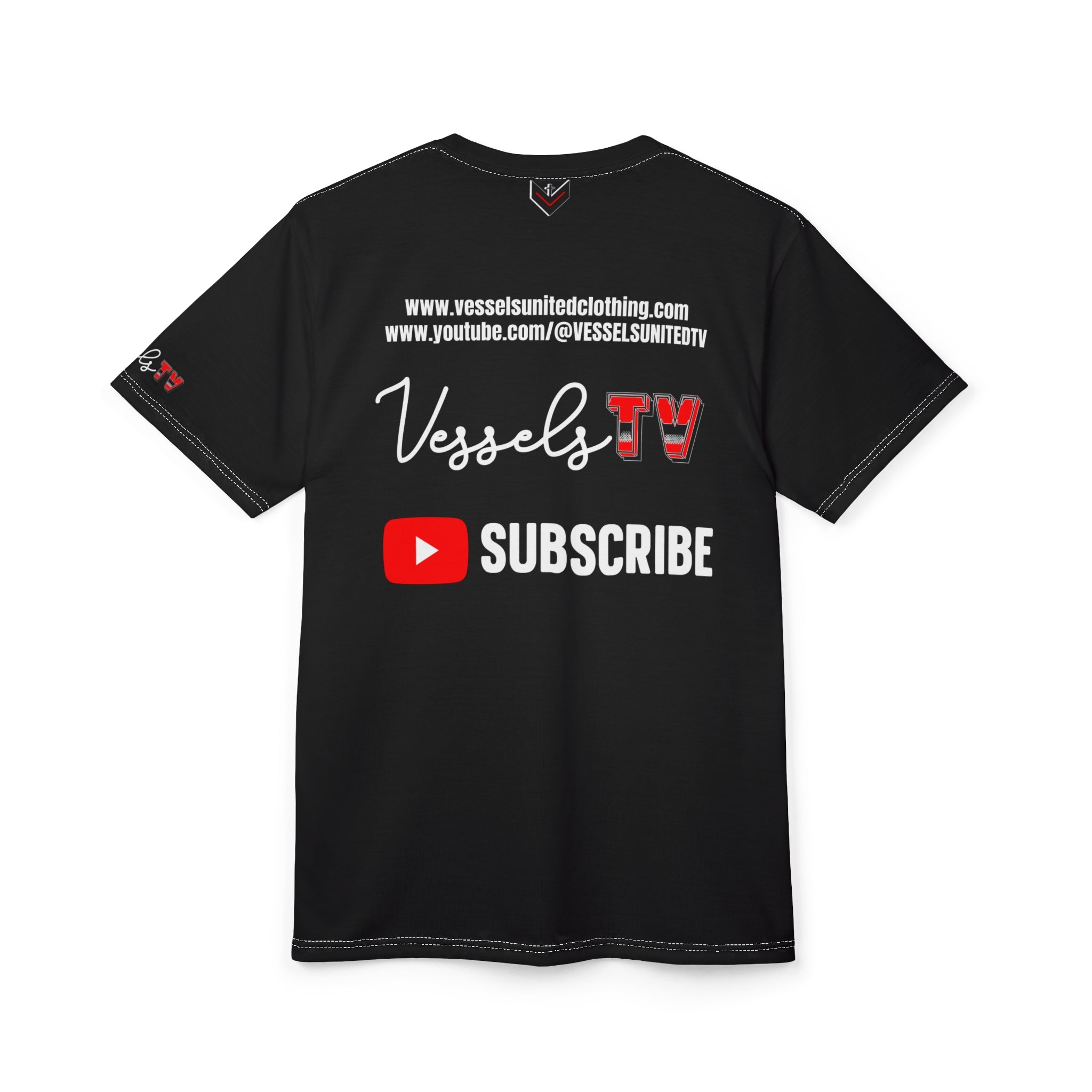 Vessels United TV YouTube Merch Shirt Unisex Tee Black