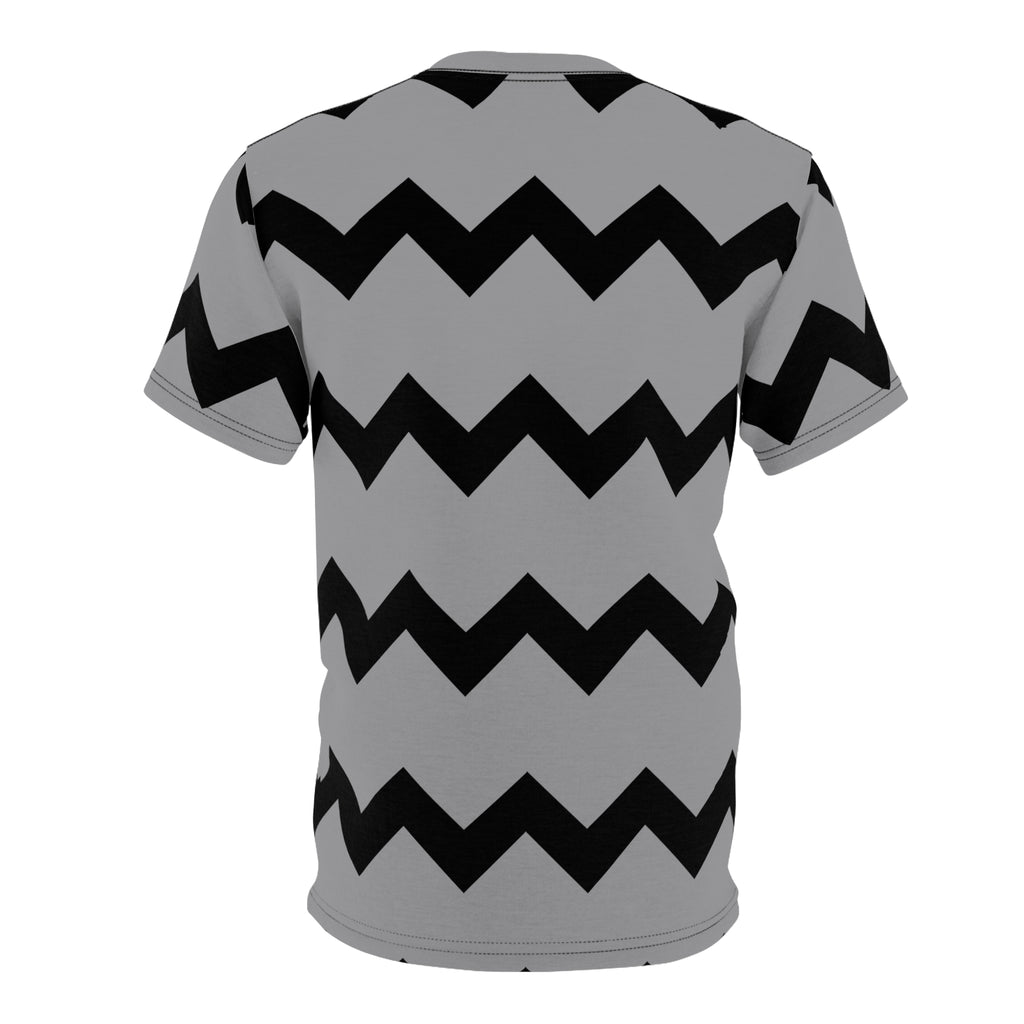 Zig Zag Tee - Gray/Black Overcome Ups and Downs