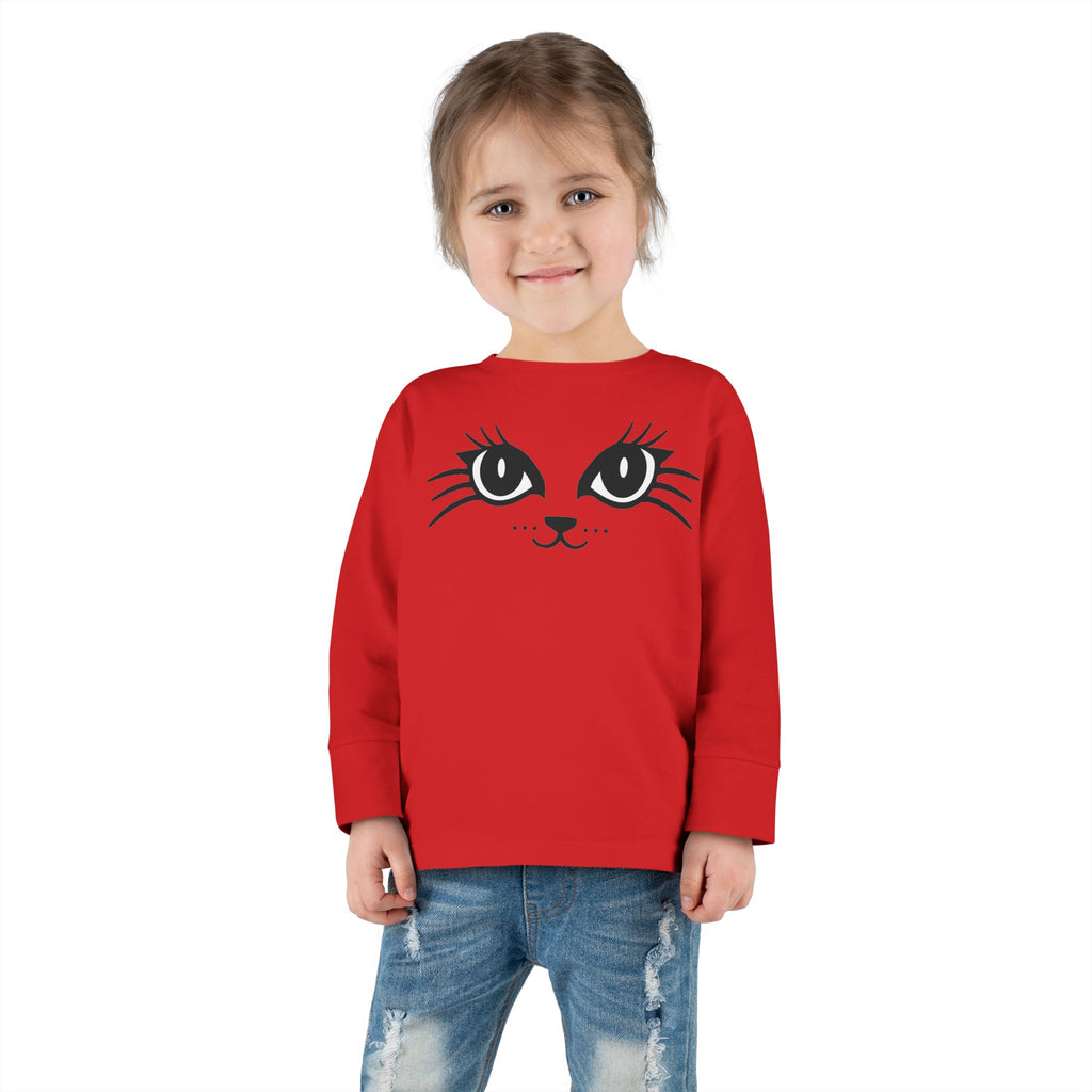 Cute Kitten Toddler Long Sleeve Tee