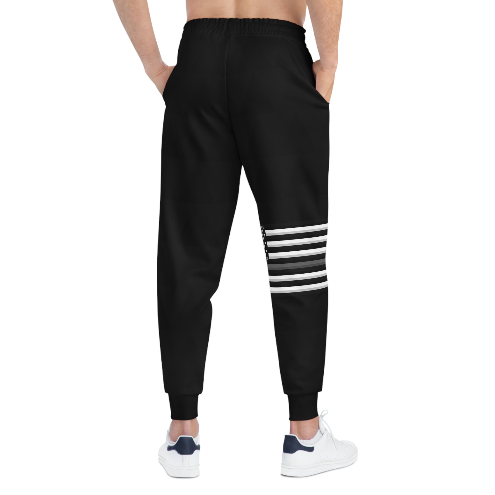 Patriotic Silver Line Flag Pants