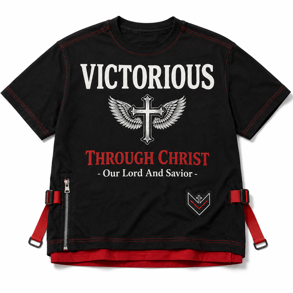 Onyx "VICTORIOUS THROUGH CHRIST" Tee