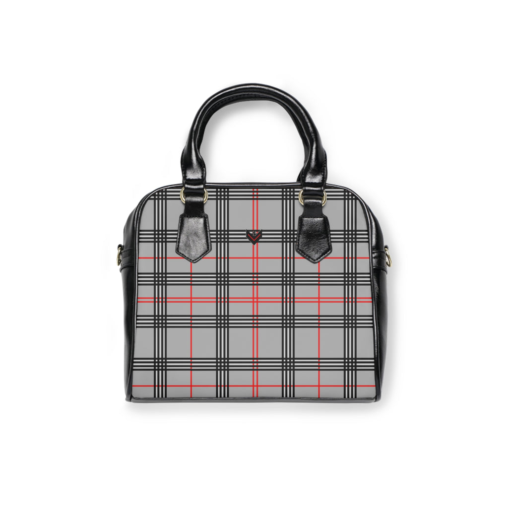 Vessel for God Plaid Shoulder Handbag
