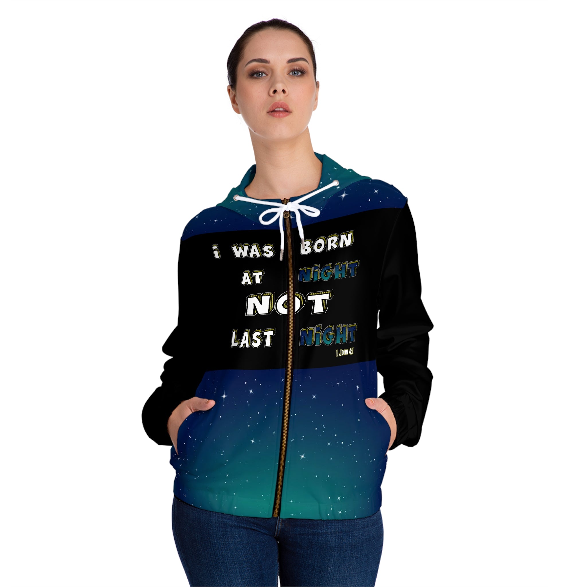 At Night Not Last Night Hoodie Women's