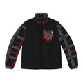Men's Puffer Jacket - Nothing but the blood of Jesus, Cross Dripping Christianity Design
