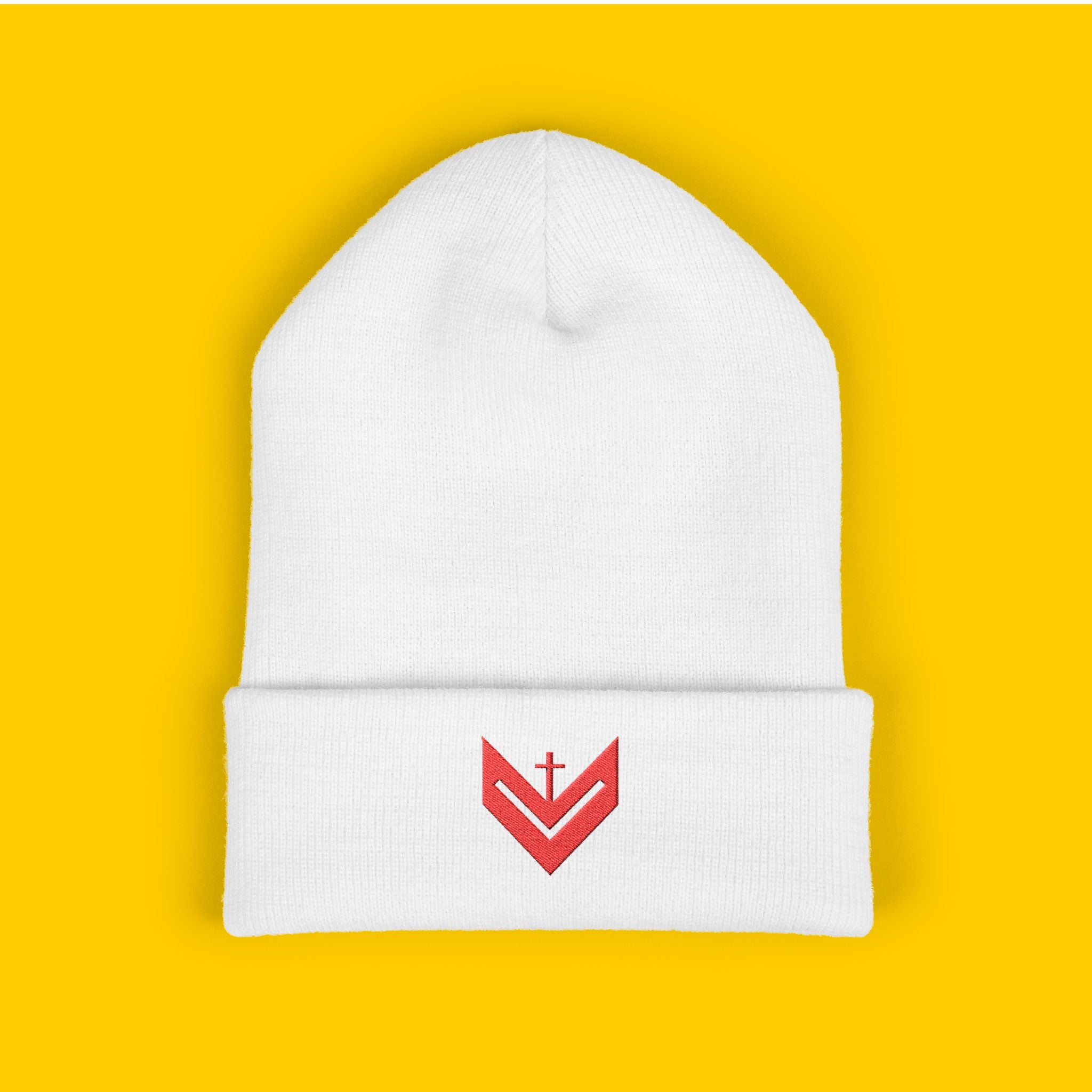 Vessels Embroidered Beanie Hat -Vessels for God and God's Love, Stylish and Trendy Faith Wear