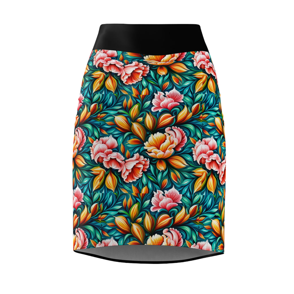 Vessels Flower Pencil Skirt for women
