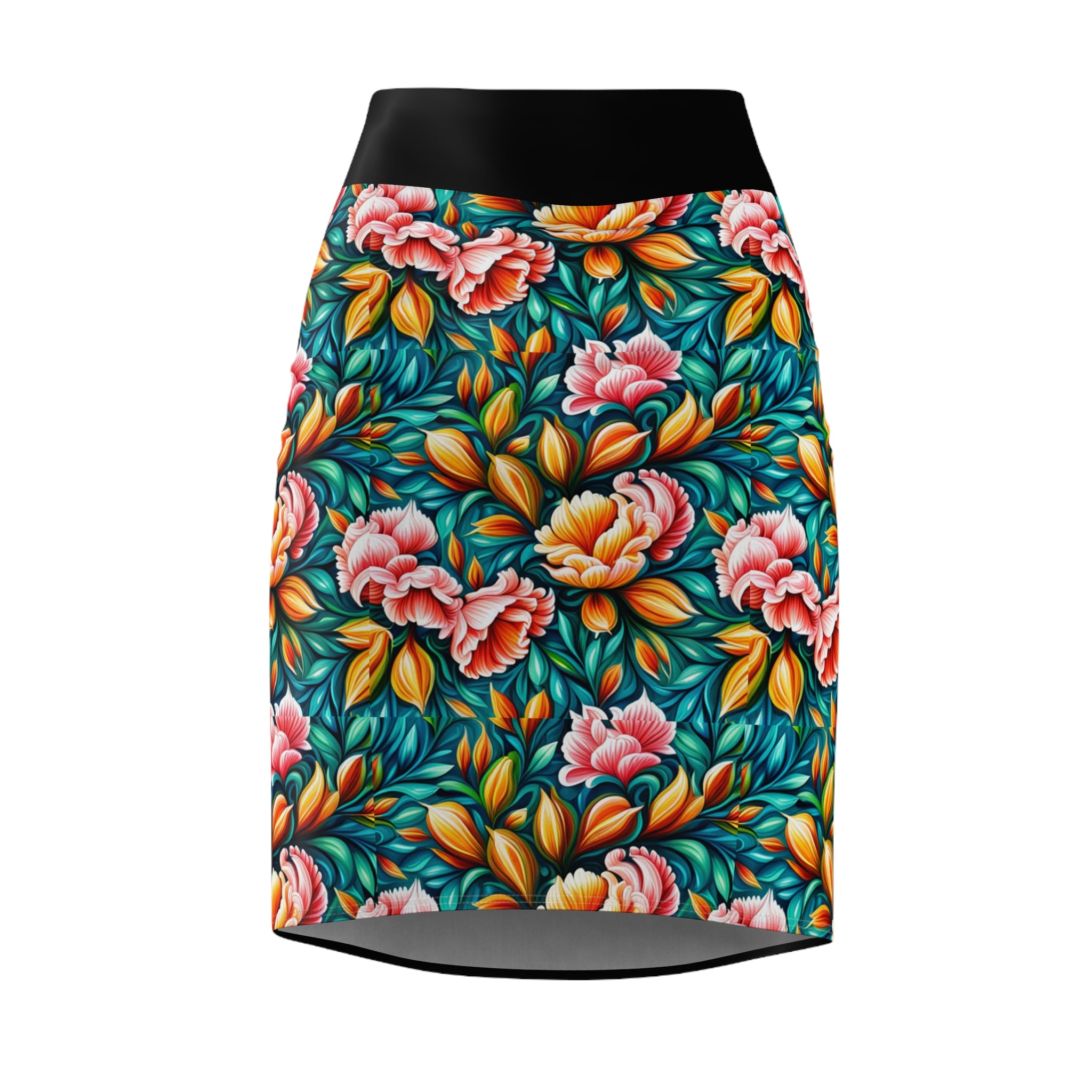 Vessels Flower Pencil Skirt for women