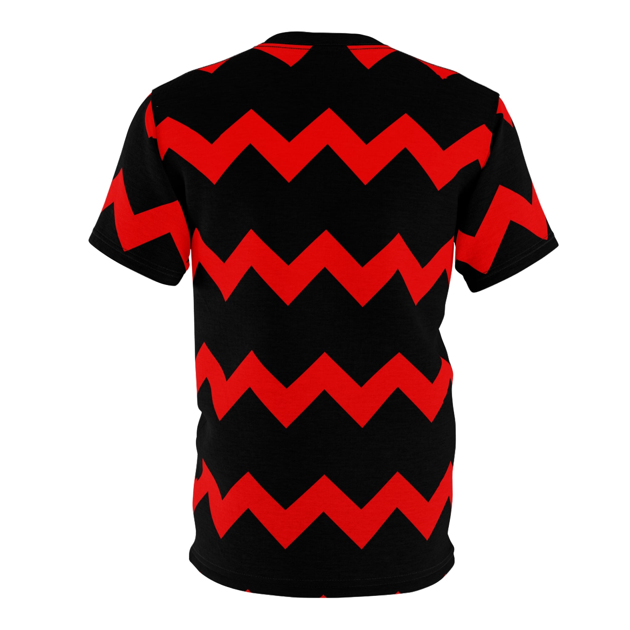 Zig Zag Tee - Black/Red Overcome Ups and Downs
