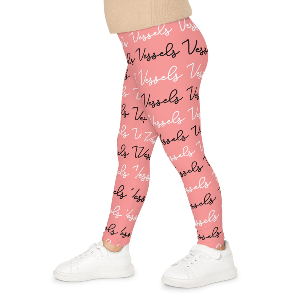Trendy Kids Leggings - Stylish 'Vessels' Print for Active Girls