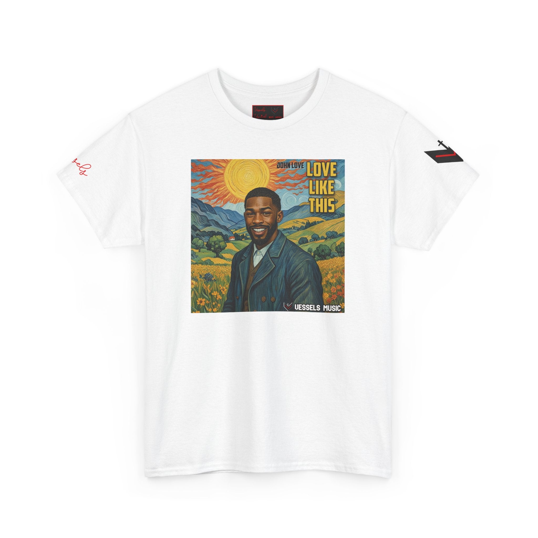 Love Like This Tee - Vessels United TV, Vessels Music, Unisex Heavy Cotton Shirt, Music Lover Gift, Casual Wear, Vintage Art T-Shirt, Feel Good Fashion