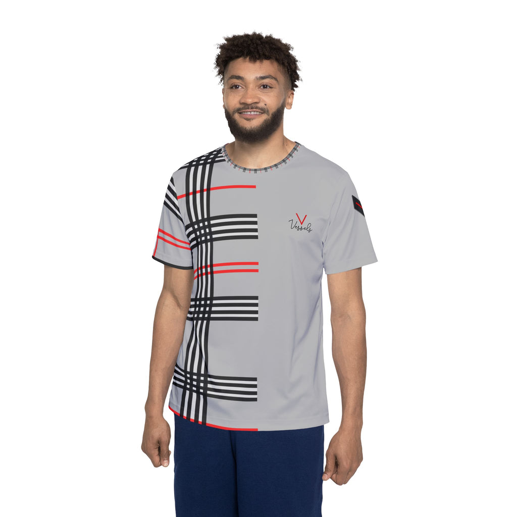 Vessels Half Plaid Gray T-shirt
