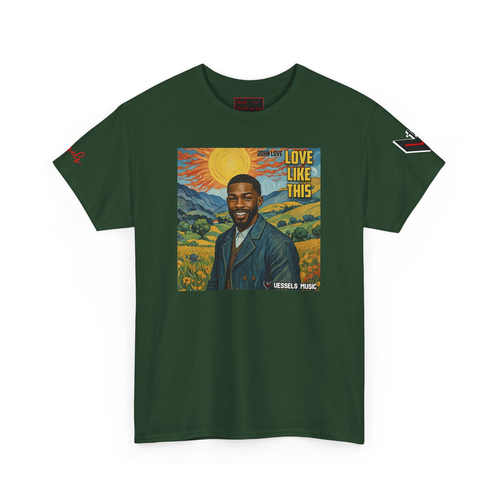 Love Like This Tee - Vessels United TV, Vessels Music, Unisex Heavy Cotton Shirt, Music Lover Gift, Casual Wear, Vintage Art T-Shirt, Feel Good Fashion