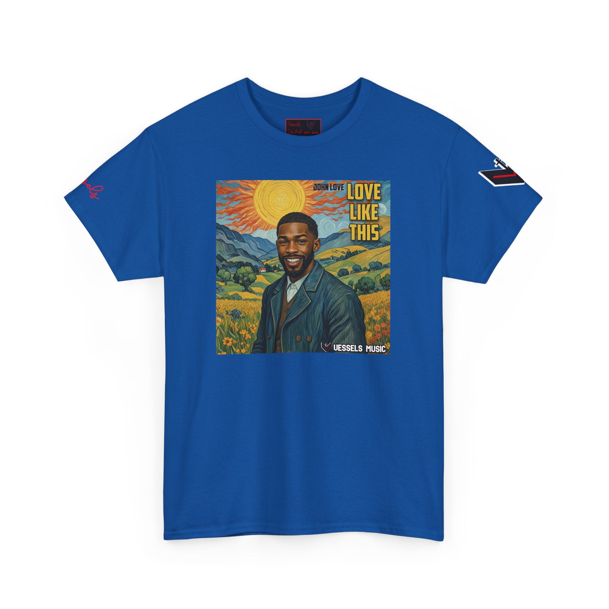 Love Like This Tee - Vessels United TV, Vessels Music, Unisex Heavy Cotton Shirt, Music Lover Gift, Casual Wear, Vintage Art T-Shirt, Feel Good Fashion