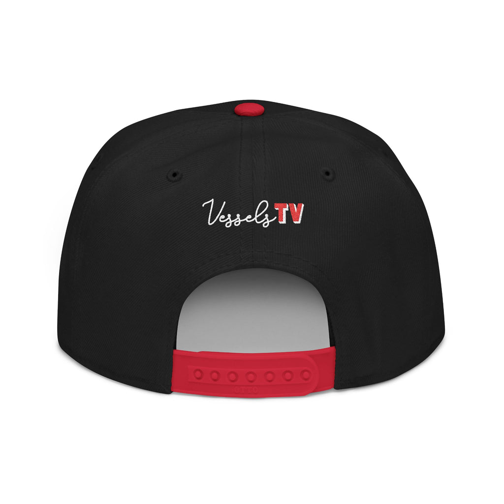 Vessels United TV YouTube Channel Snapback Cap -  God First, Ministry, Bible Embroidered Hat