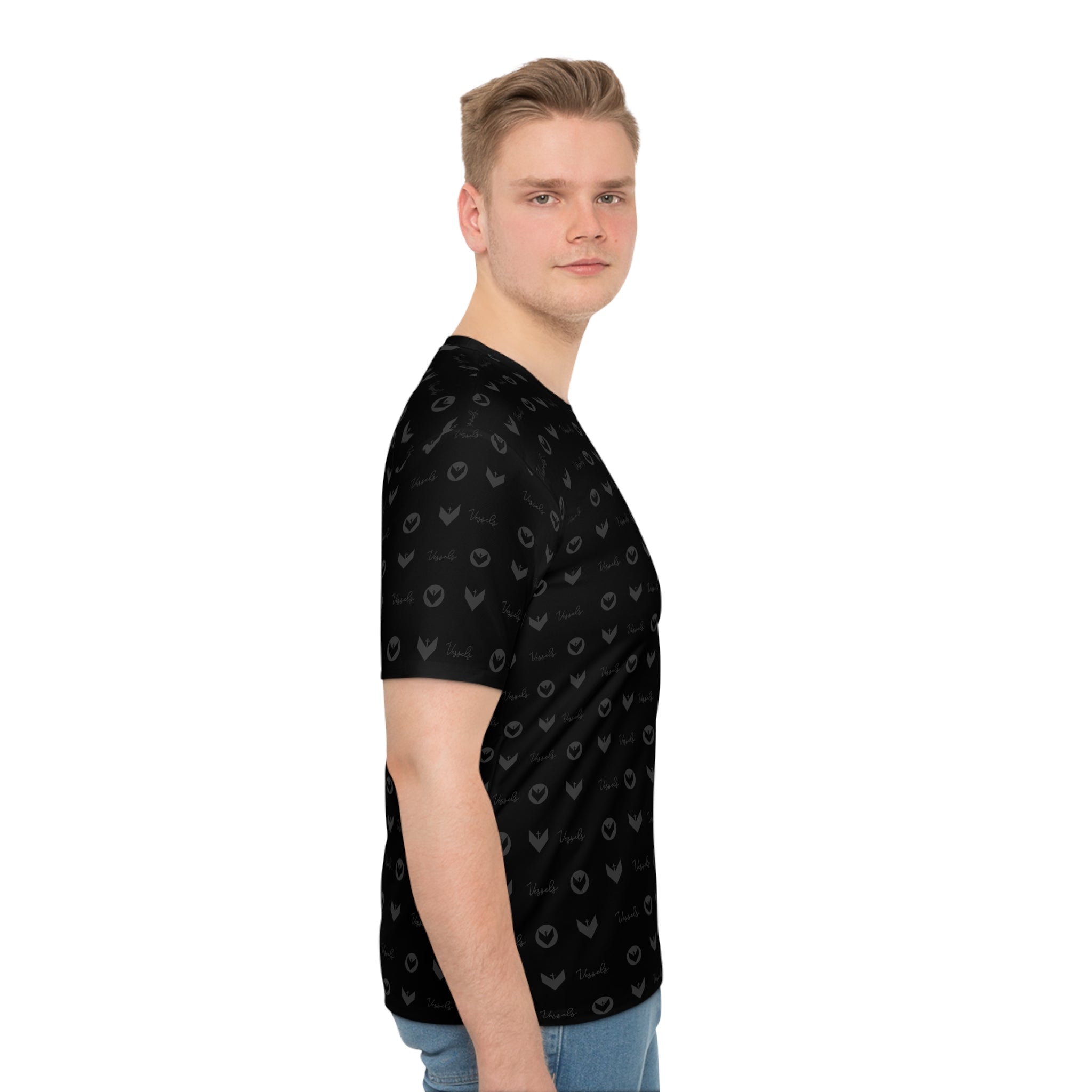 All Over Vessel Tee Black