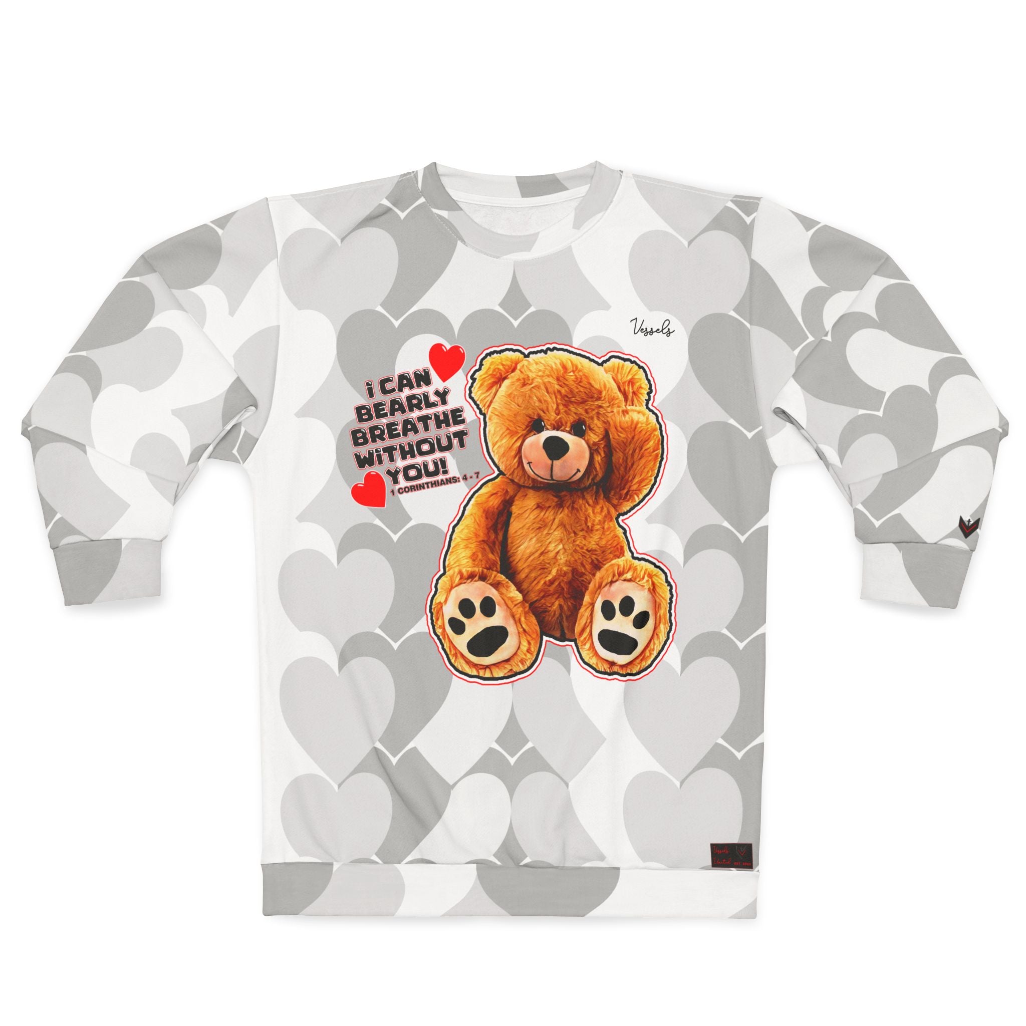 Love Bear Sweatshirt White/Gray