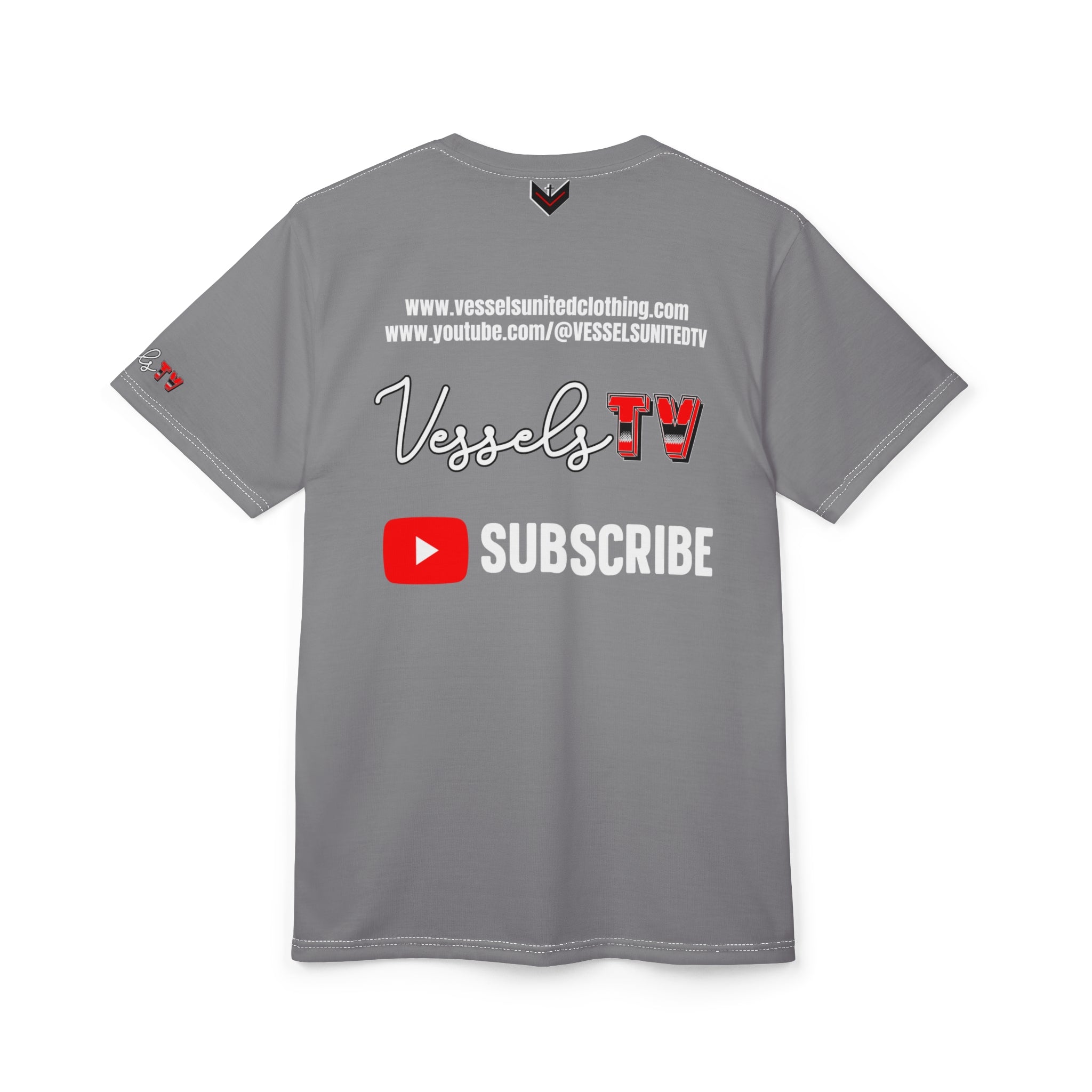Vessels United TV YouTube Merch Shirt Unisex Tee Gray