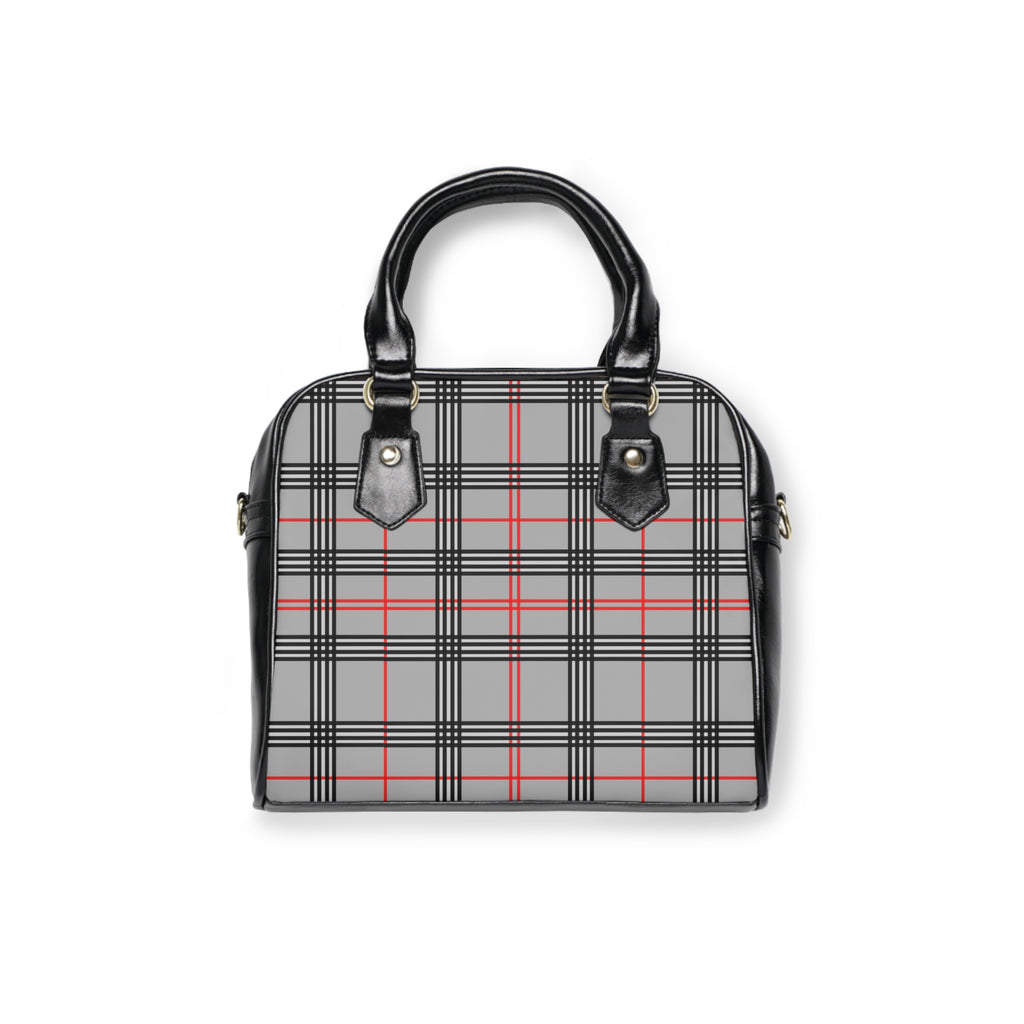 Vessel for God Plaid Shoulder Handbag