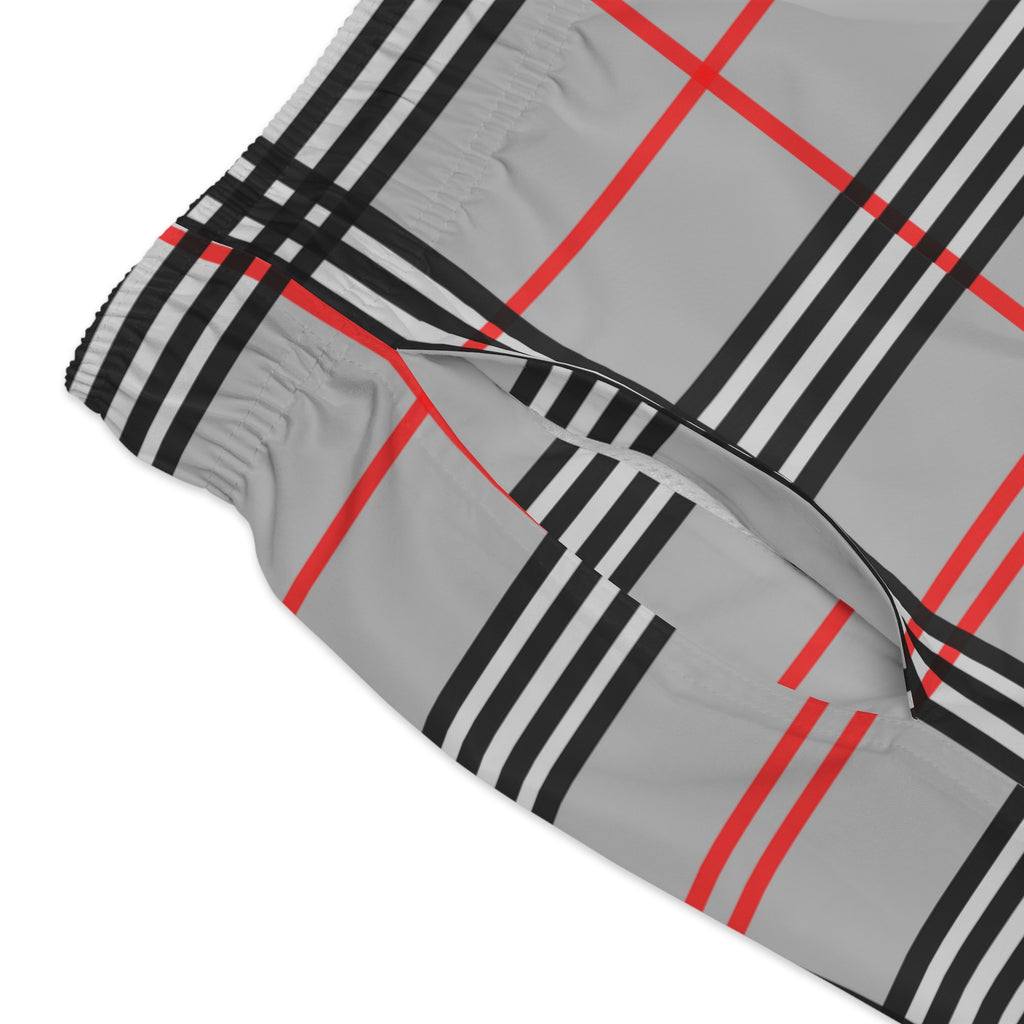 Vessels Plaid Swimming Trunks