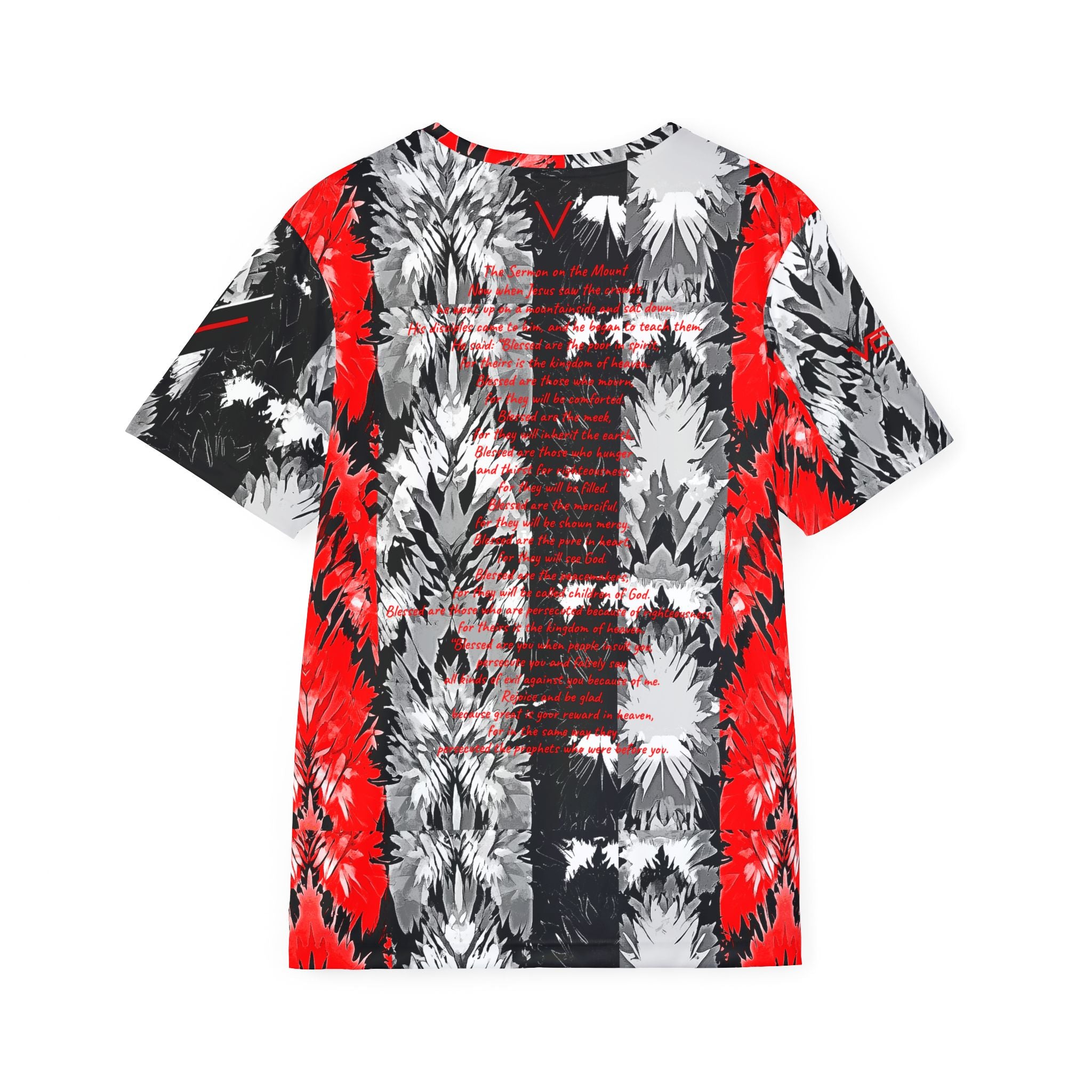 Sermon on the Mount Tie Dye Christian Style Jersey Sports Shirt