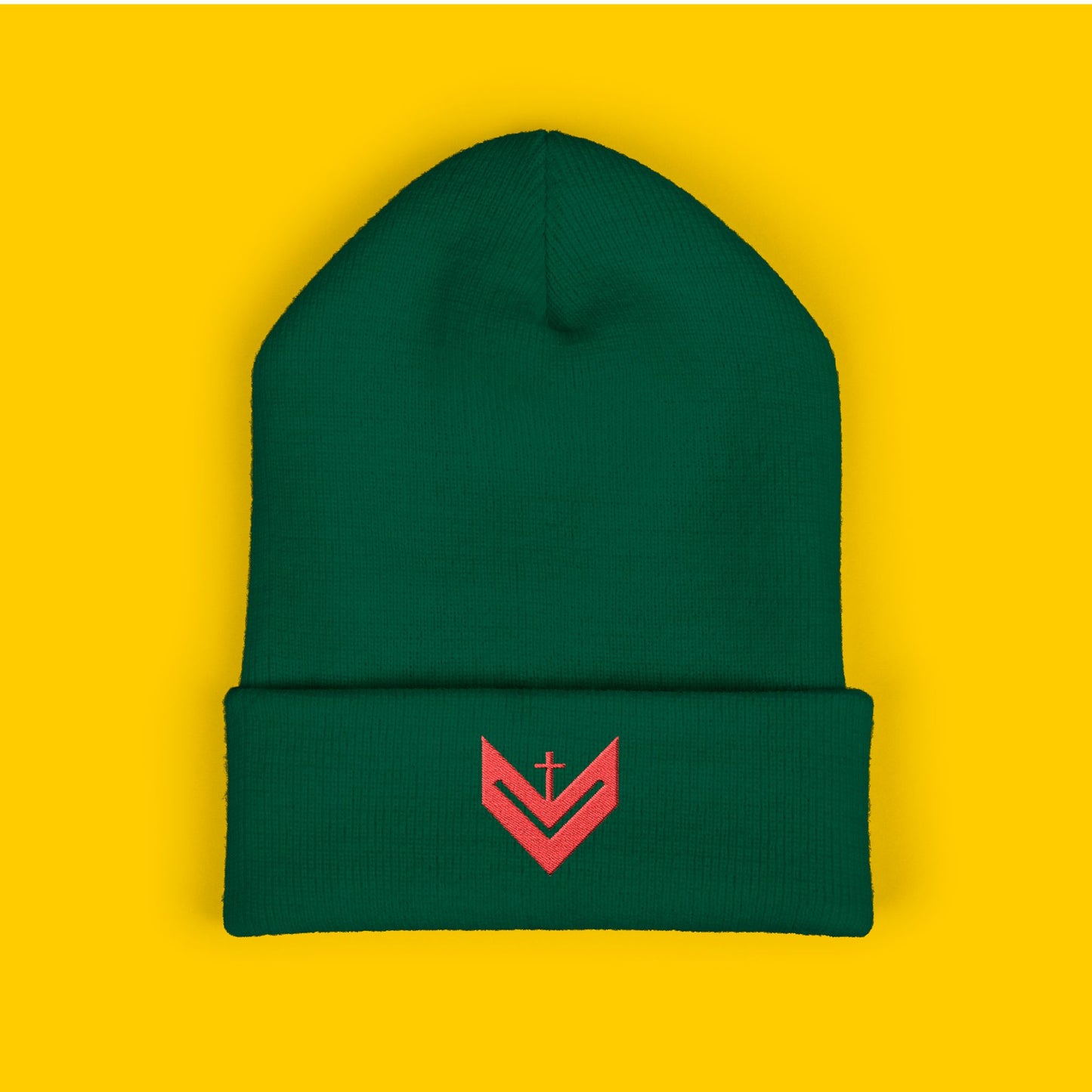 Vessels Embroidered Beanie Hat -Vessels for God and God's Love, Stylish and Trendy Faith Wear