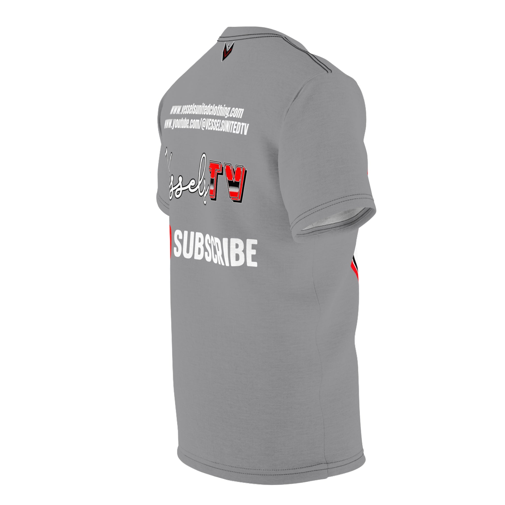 Vessels United TV YouTube Merch Shirt Unisex Tee Gray