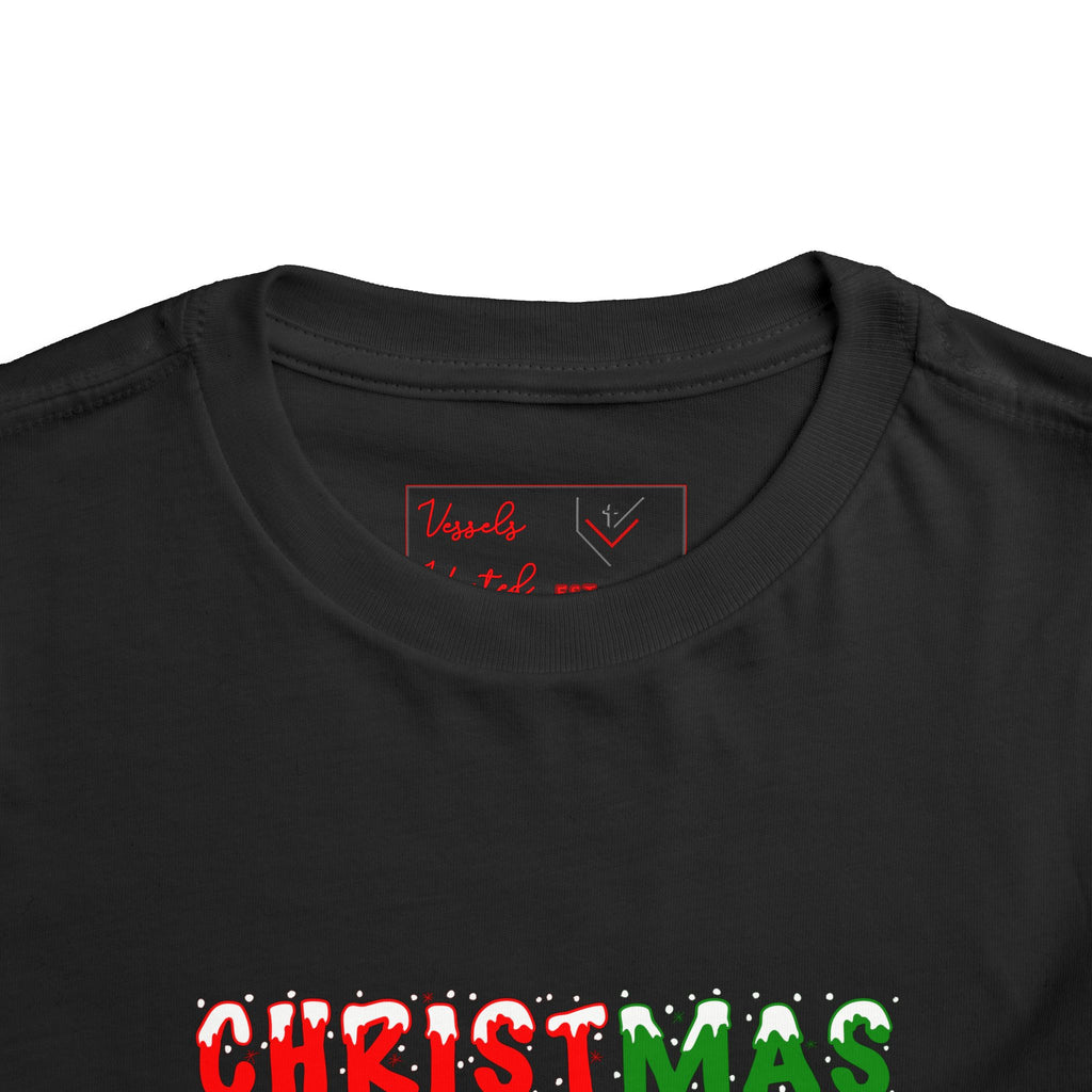 Christmas Snowflake Toddler Tee — Jesus, Love, Peace, Joy