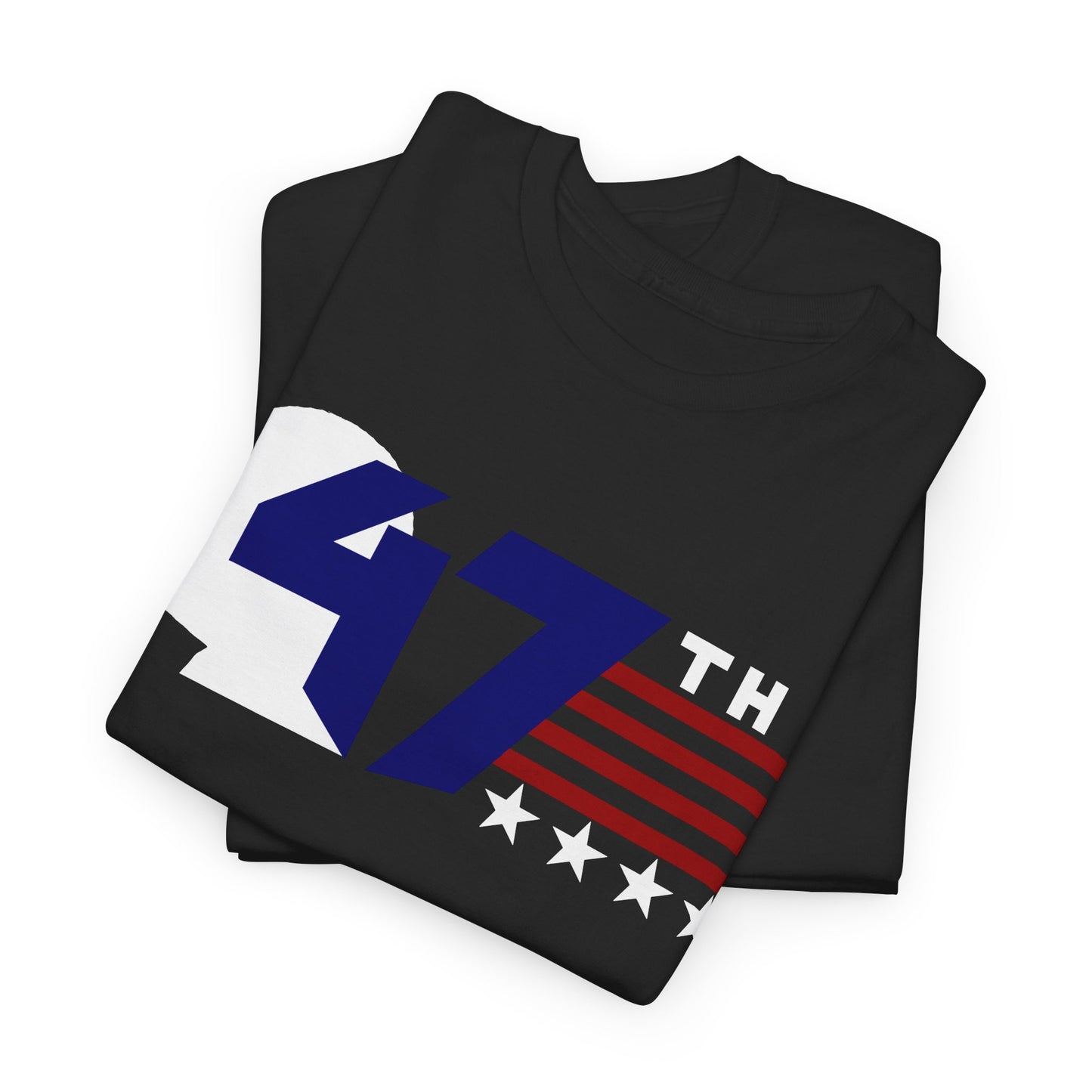 47th Trump: Patriotic Unisex Cotton Tee - 47th President Design, Casual Wear, Election Merchandise, Gift for Supporters, 4th of July Tee